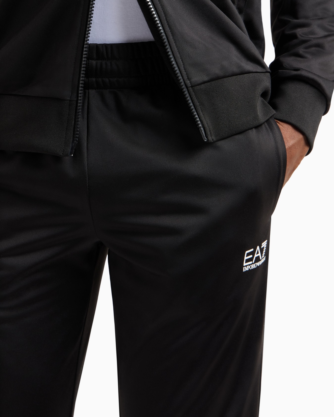 Recycled technical-fabric Core Identity tracksuit Slide 5