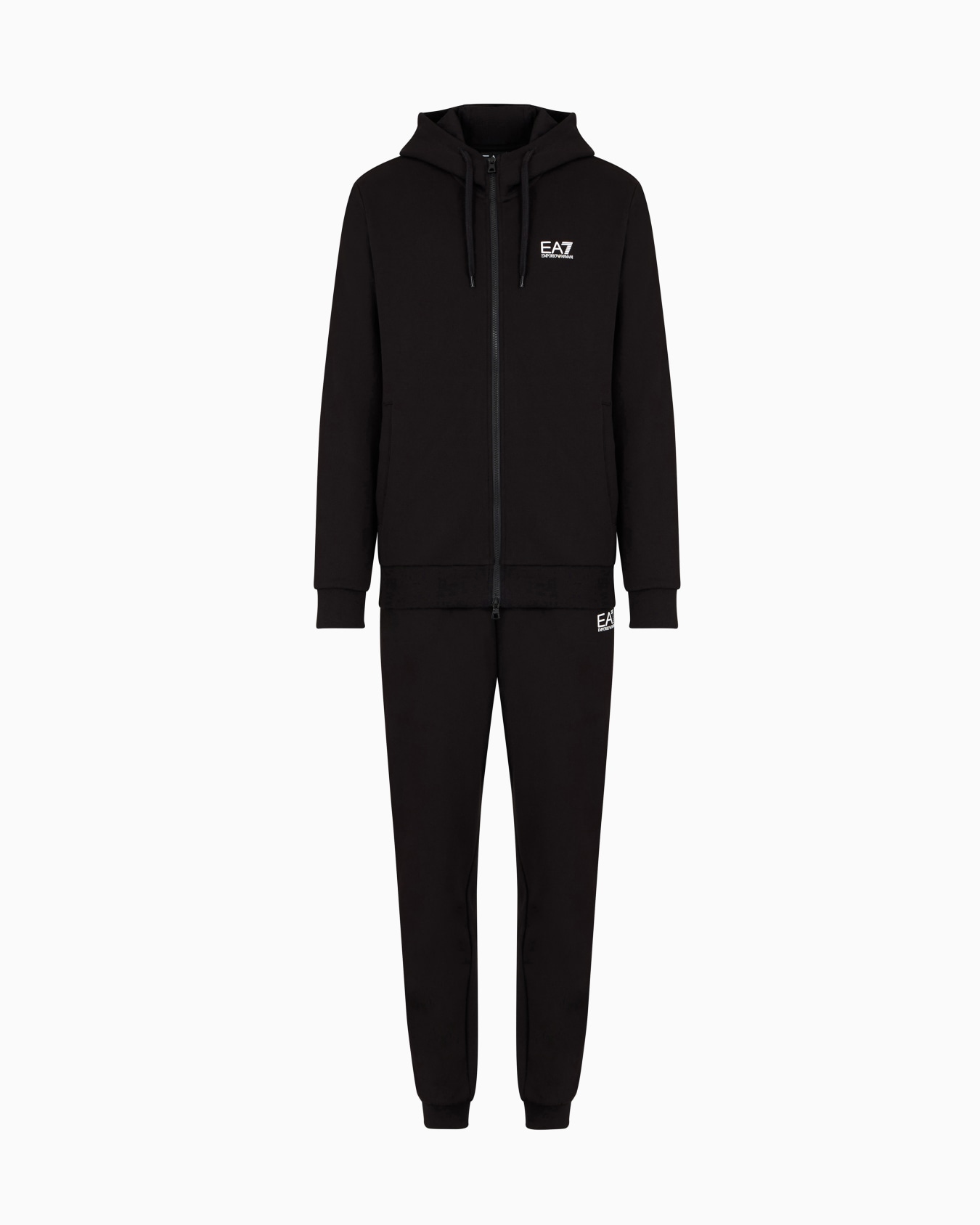 Core Identity cotton-blend hooded tracksuit Slide 0