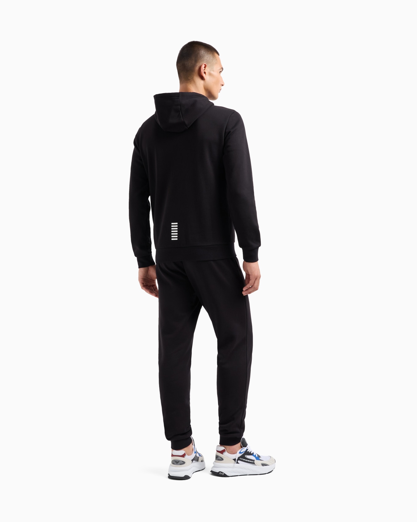 Core Identity cotton-blend hooded tracksuit Slide 2