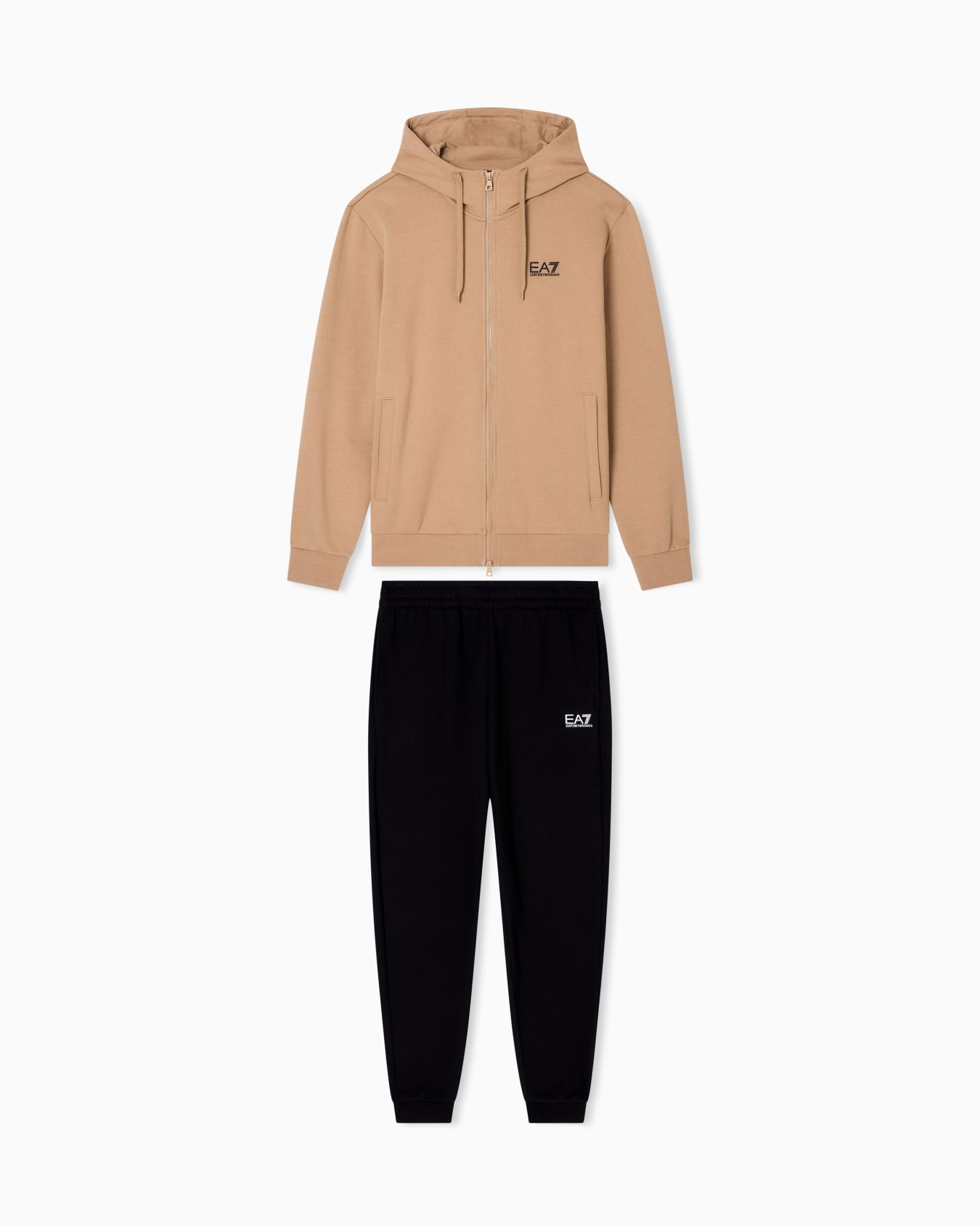 Core Identity cotton-blend hooded tracksuit Slide 0