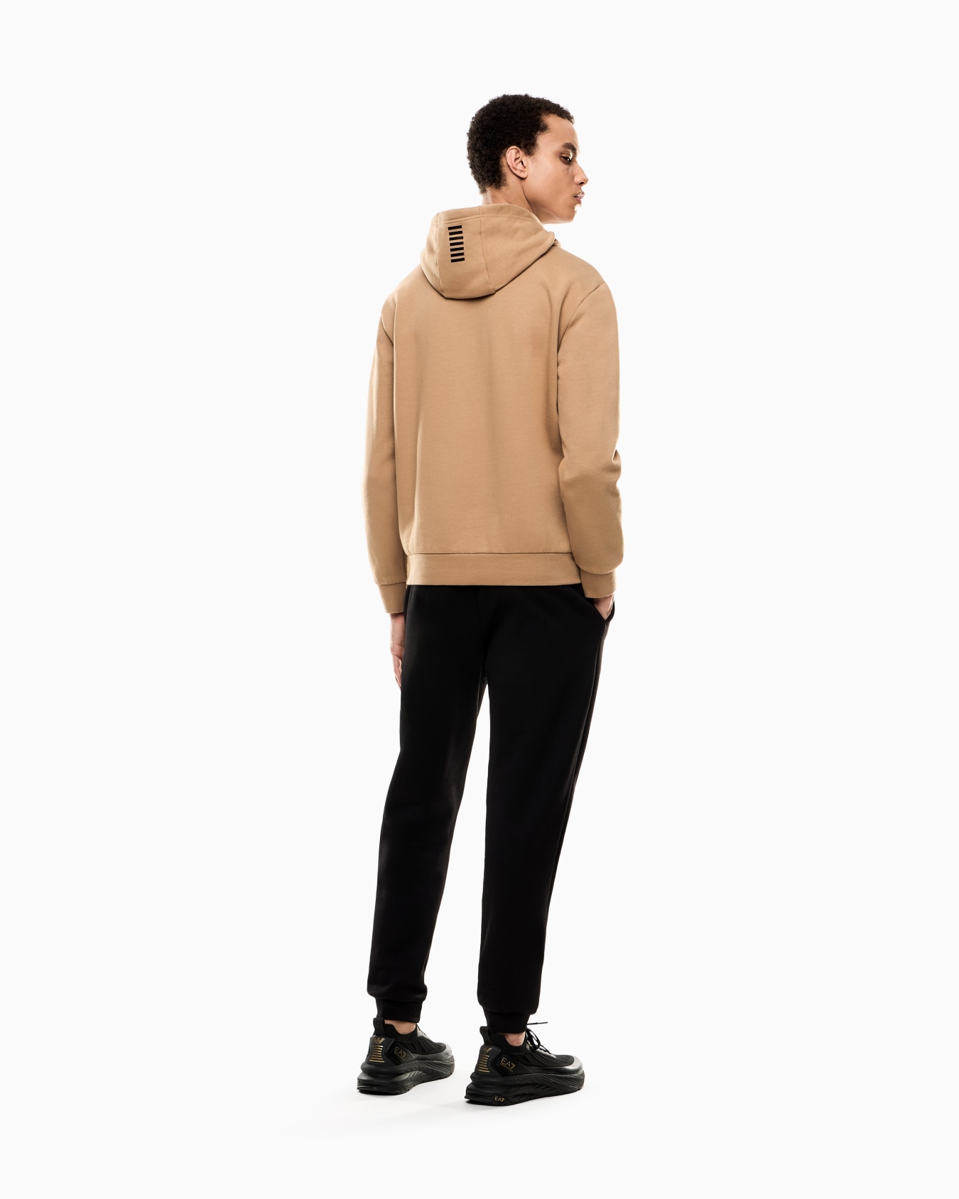 Core Identity cotton-blend hooded tracksuit Slide 2