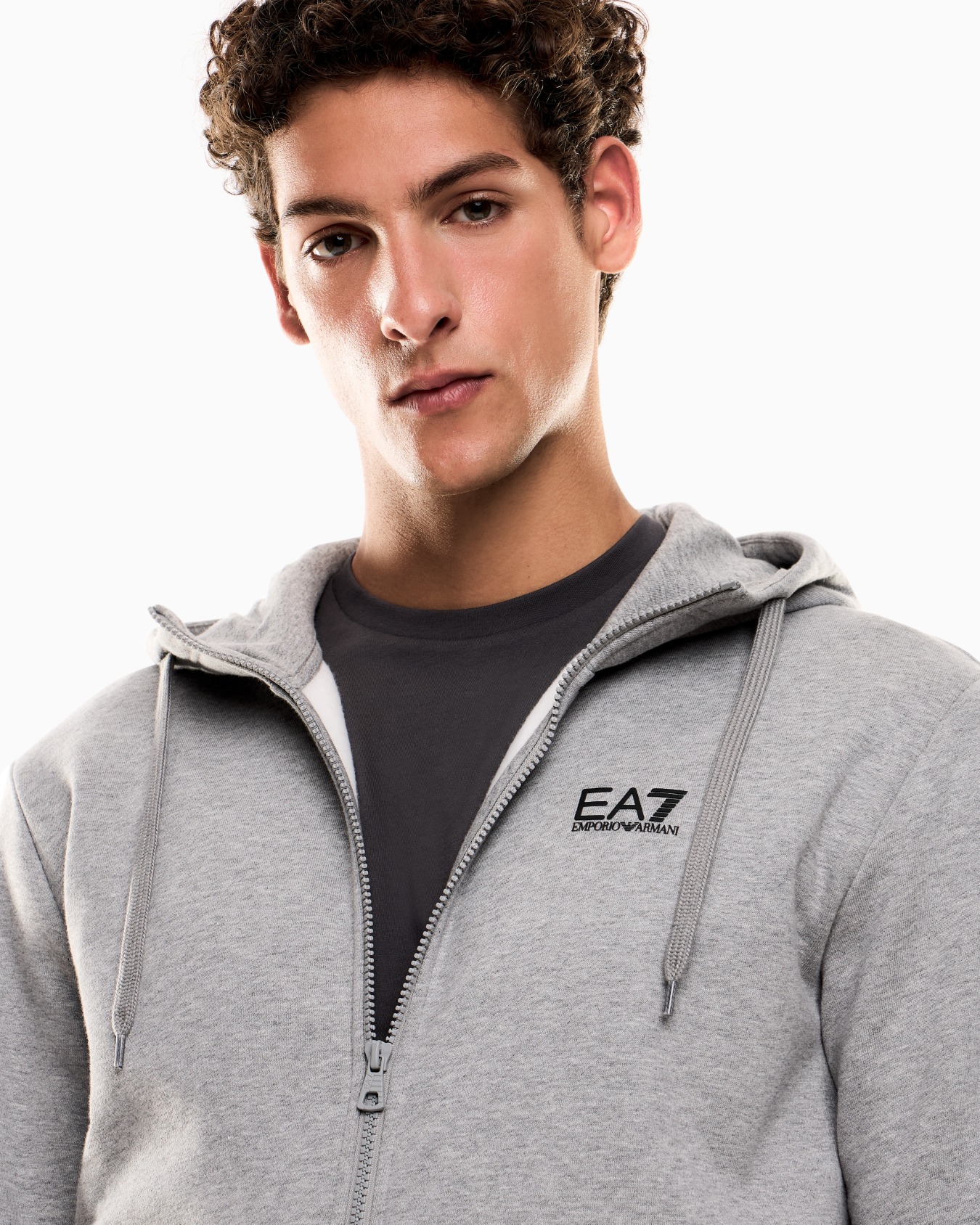 Core Identity cotton-blend hooded tracksuit Slide 3