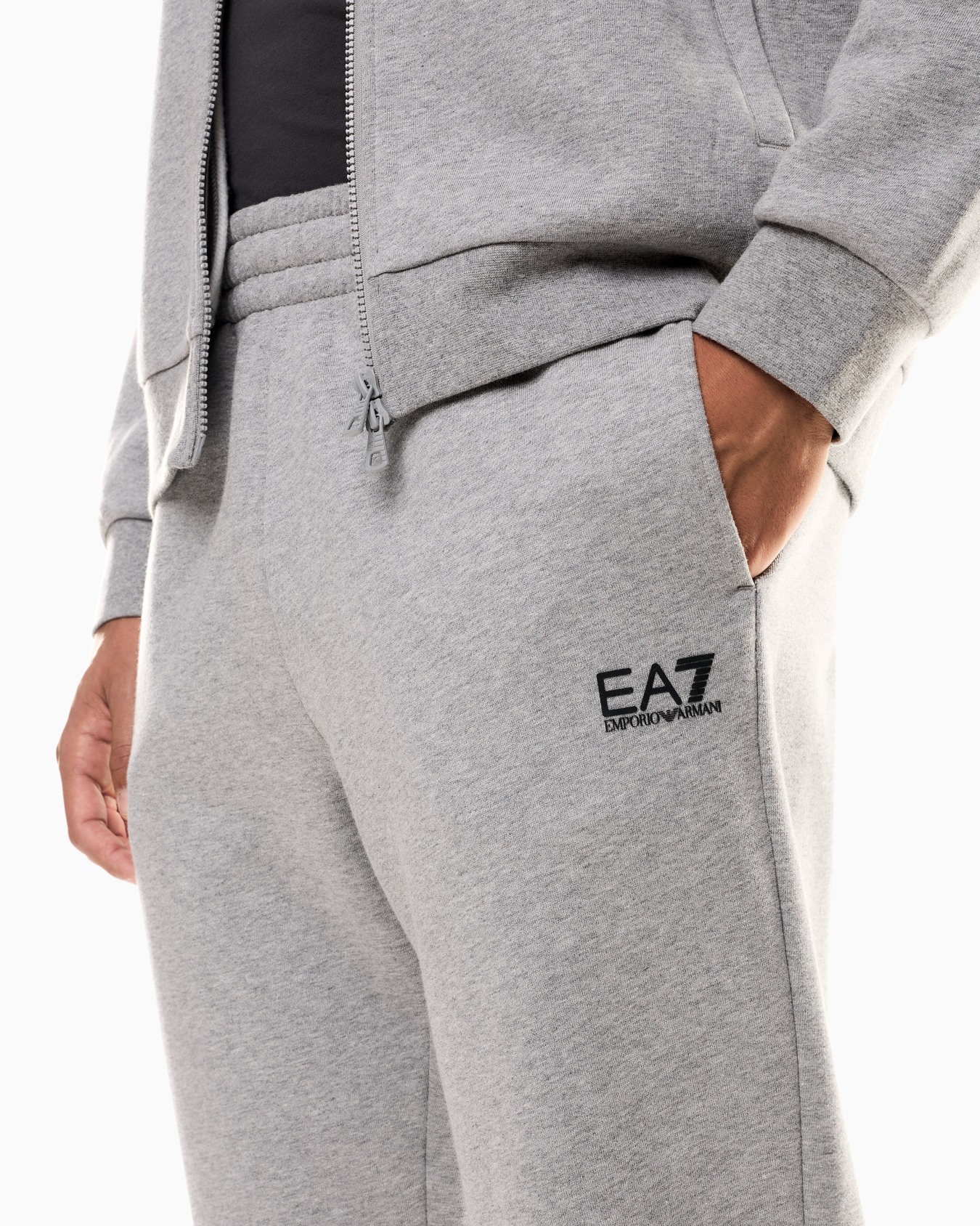 Core Identity cotton-blend hooded tracksuit Slide 4