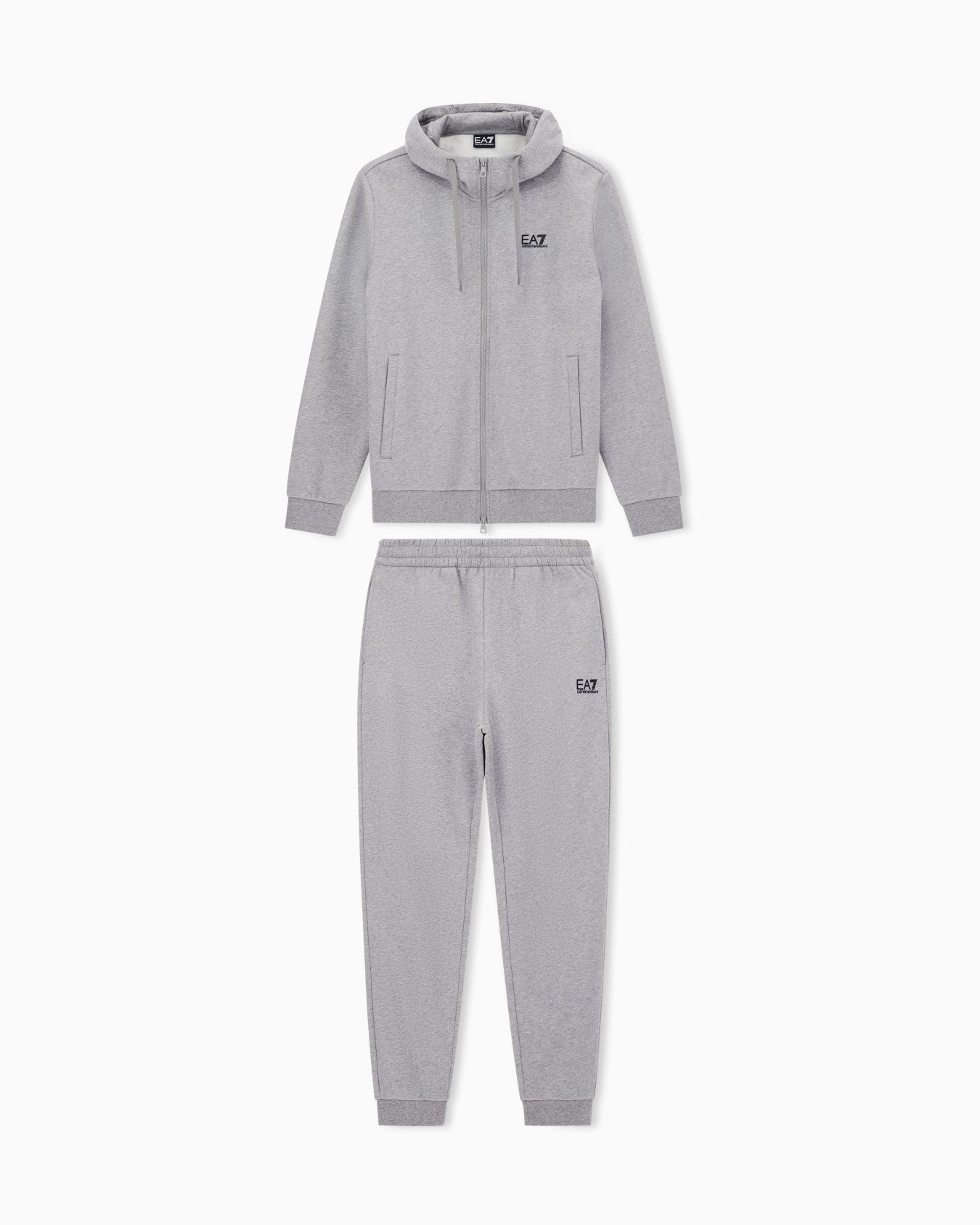 Core Identity cotton-blend hooded tracksuit Slide 0
