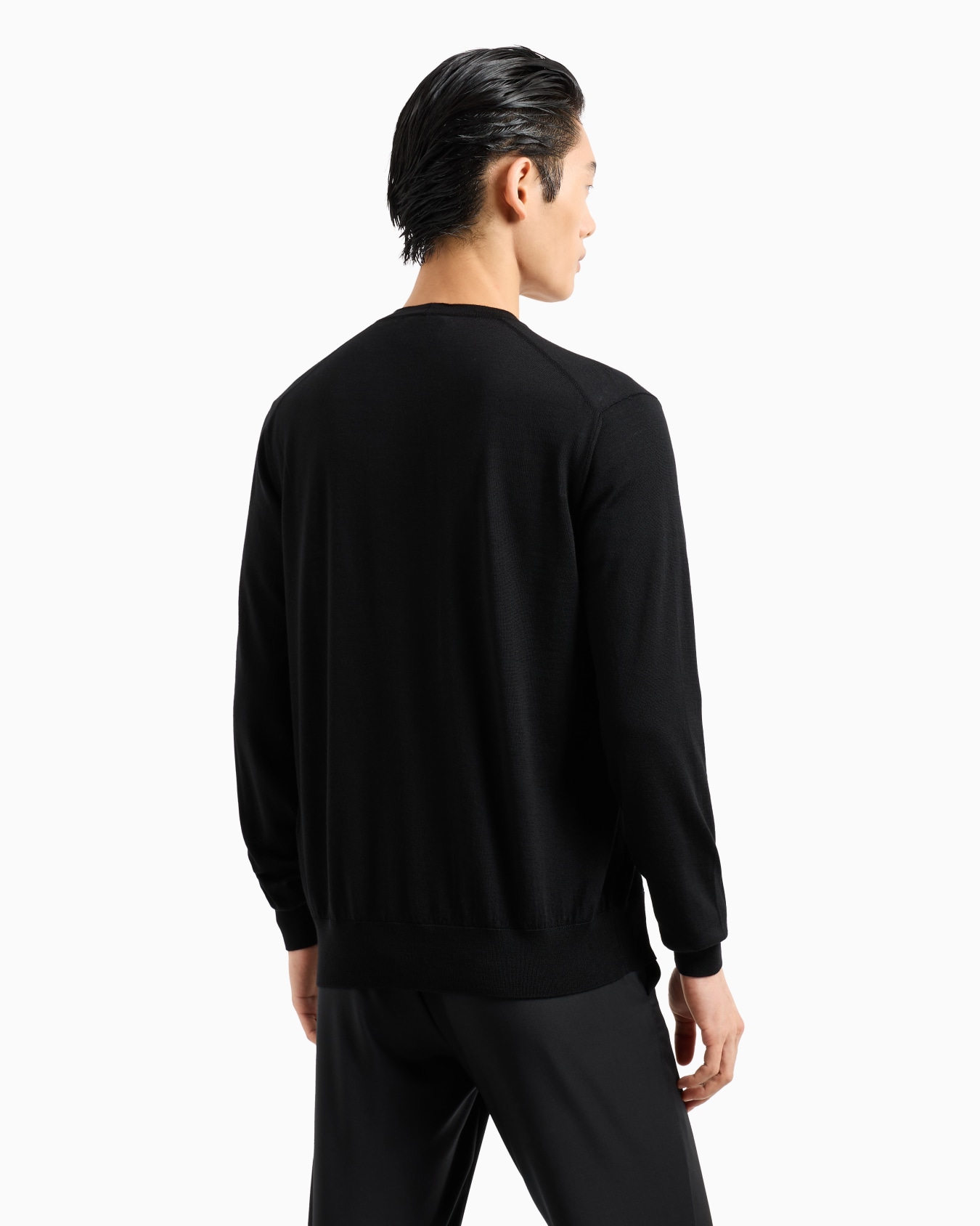 Cardigan boutonné en laine vierge Diapositive 2