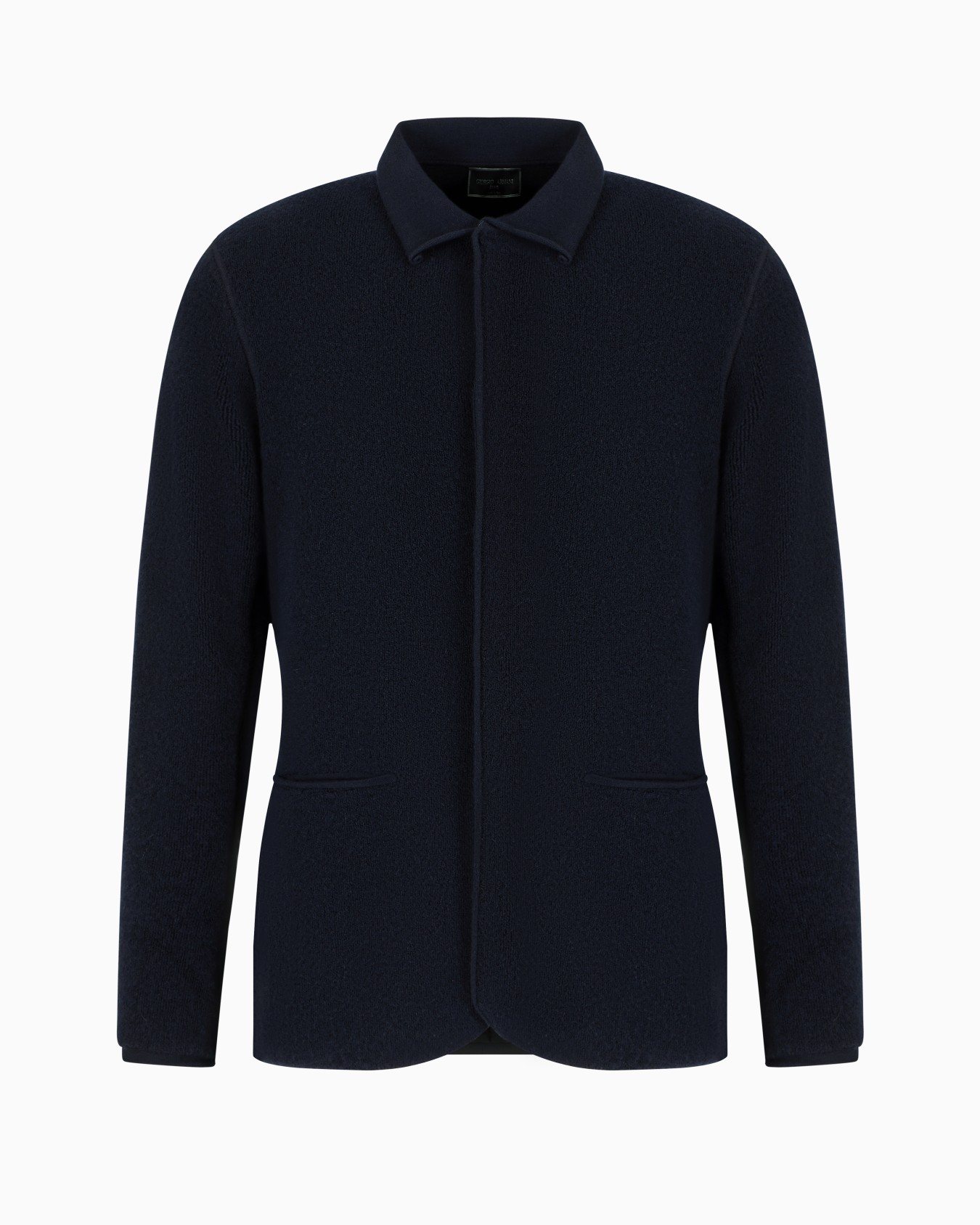 Giacca monopetto Icon in cashmere punto pelliccia Slide 0