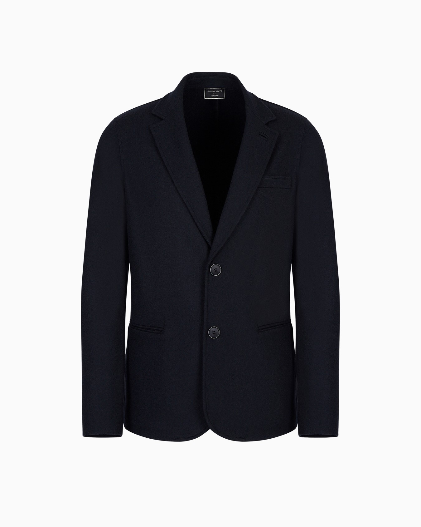 Veste à simple boutonnage Icon en jersey de tissu de pur cachemire Diapositive 0