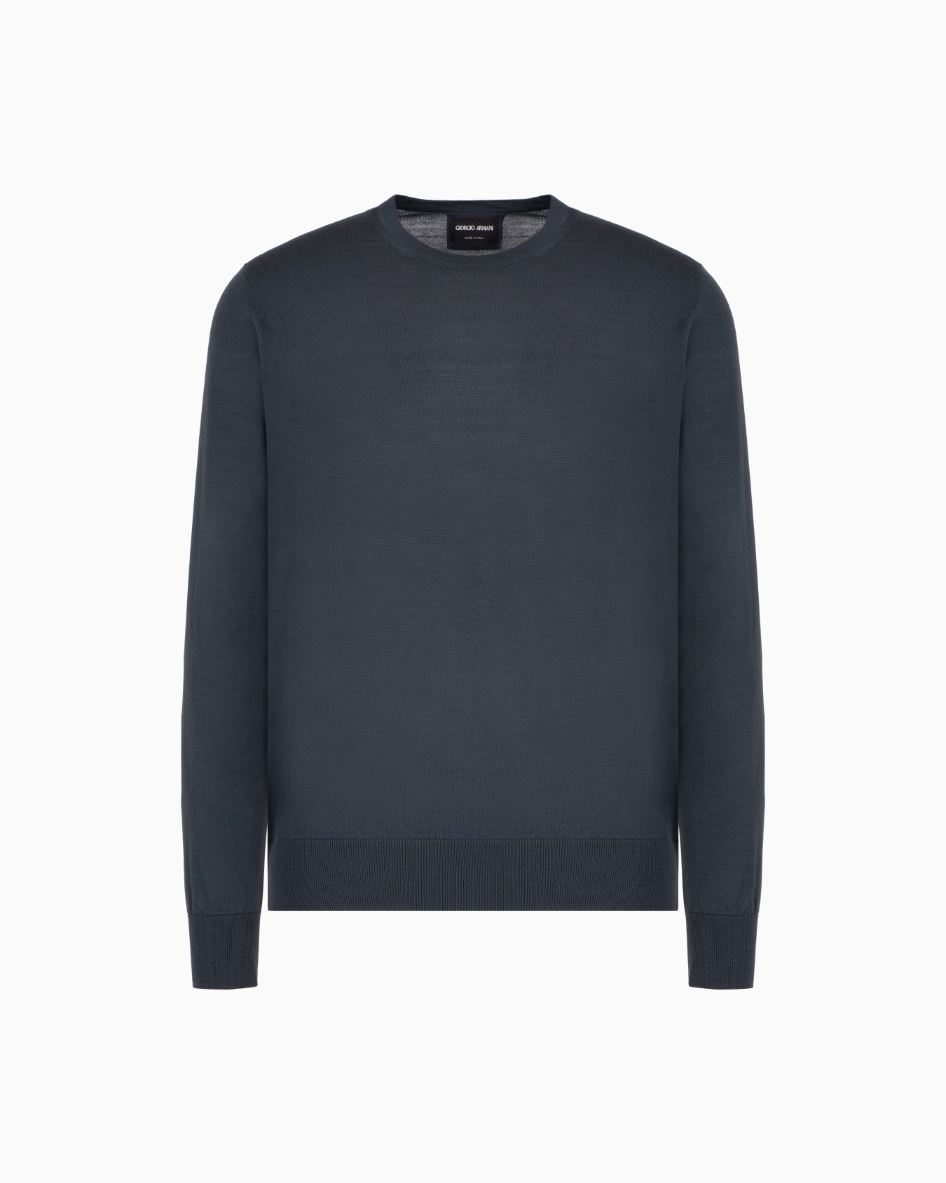 Maglia girocollo in lana vergine Slide 0