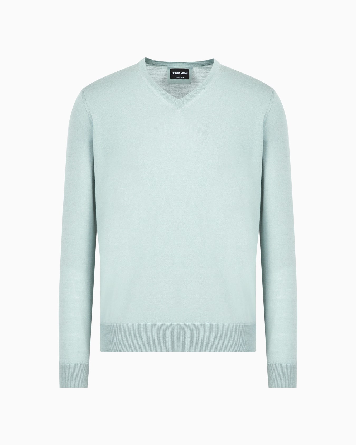 Pure virgin wool, crew-neck jumper Slide 0