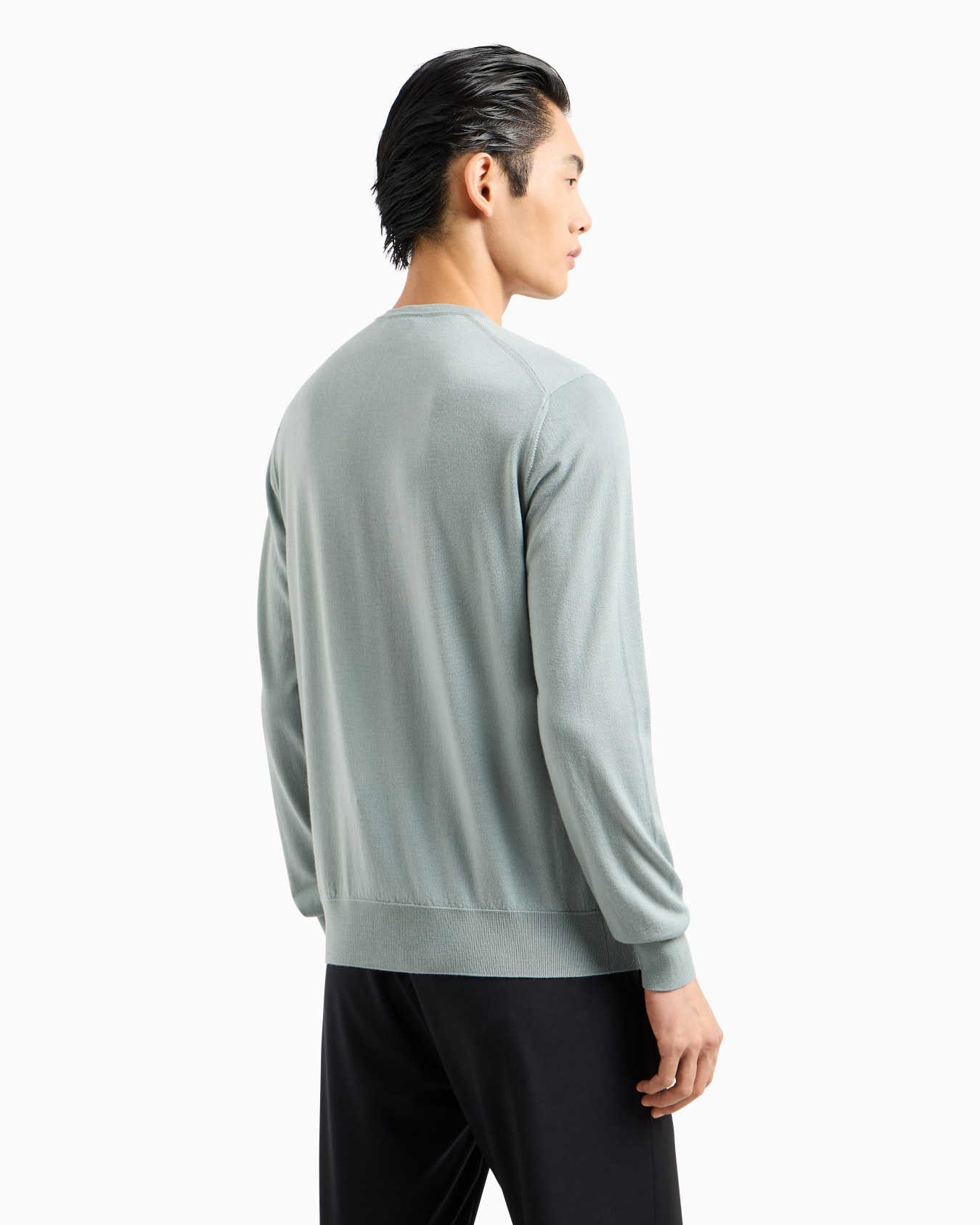 Pure virgin wool, crew-neck jumper Slide 2