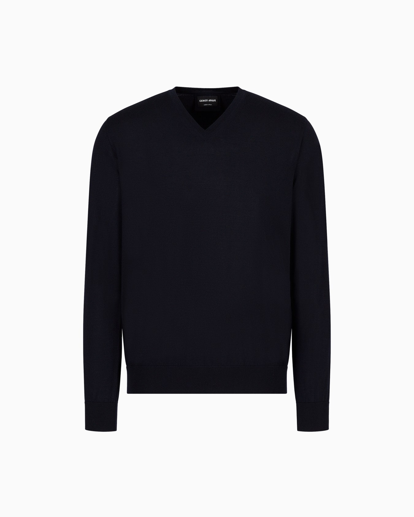 Pure virgin wool, crew-neck jumper Slide 0