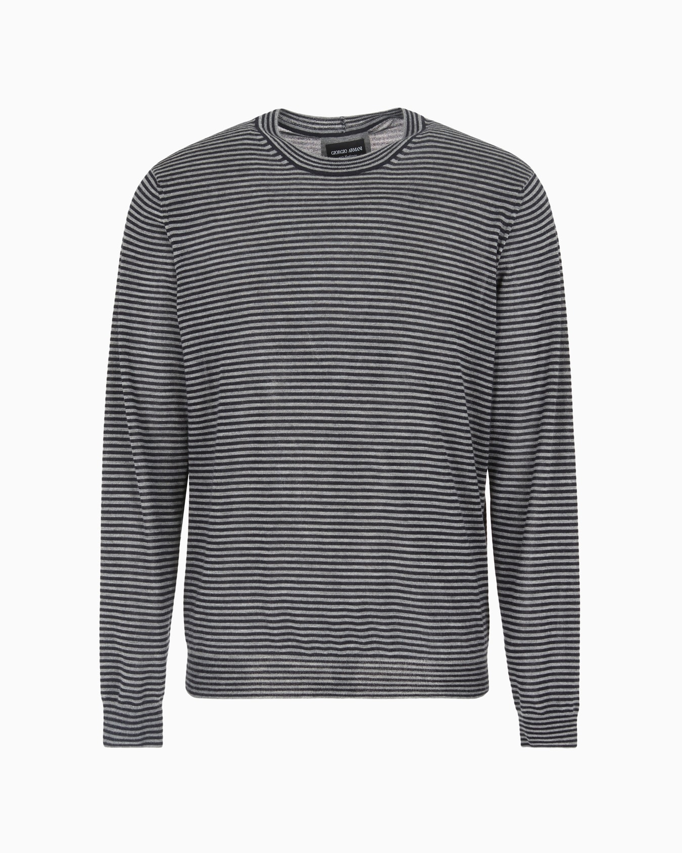 Icon striped cashmere crew-neck jumper Slide 0