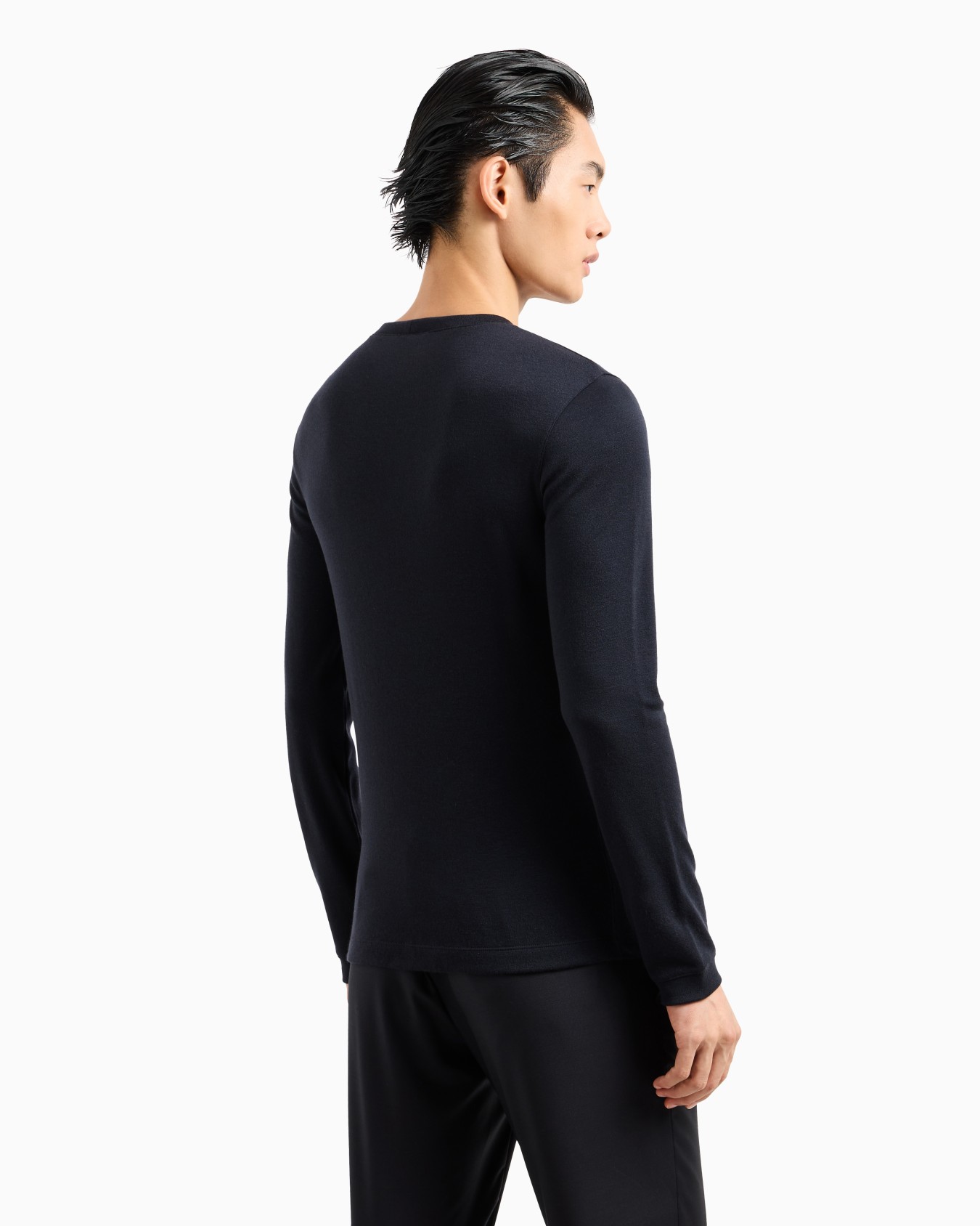Icon cashmere interlock crew-neck jumper Slide 2