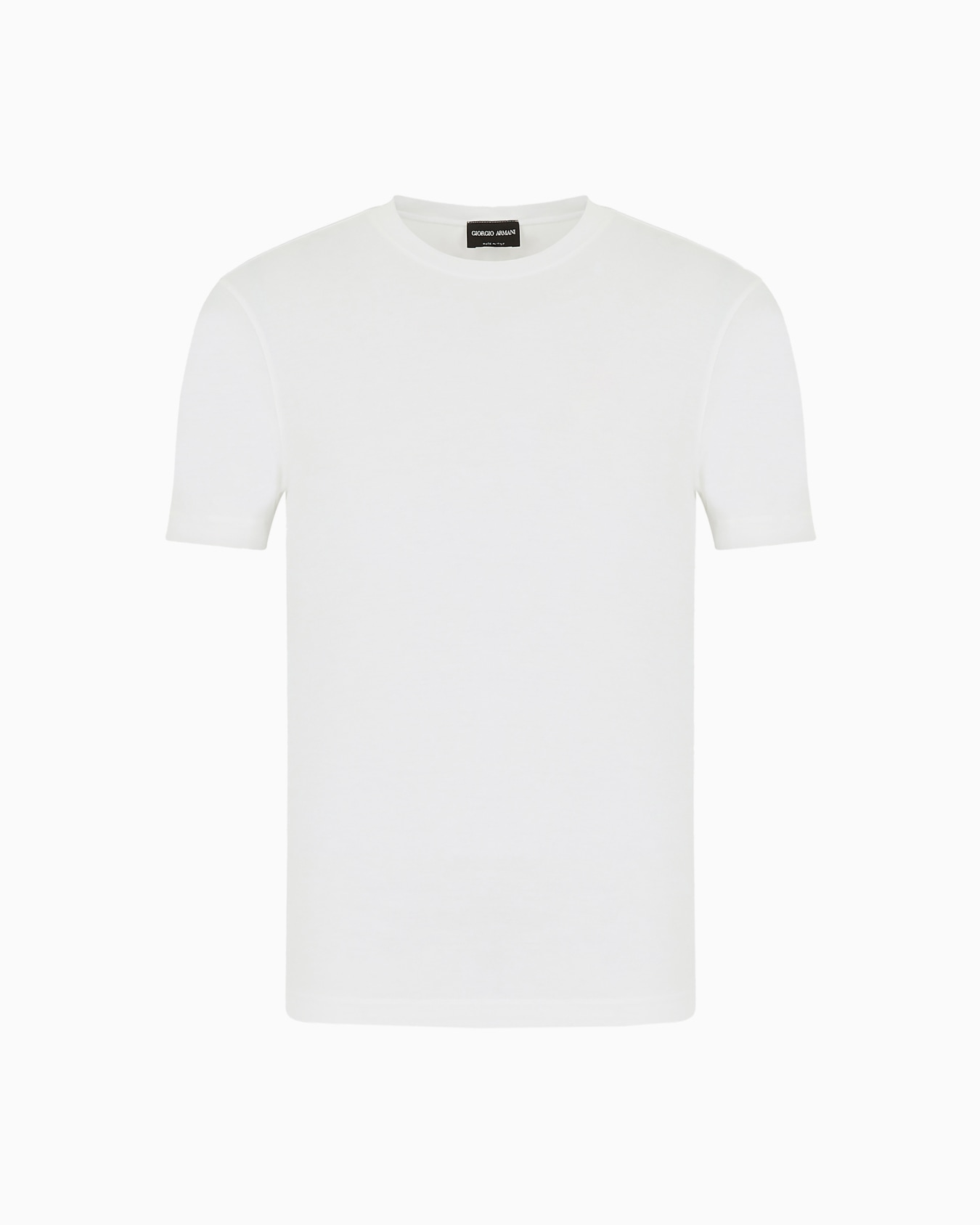 クルーネック半袖Tシャツ ストレッチビスコースジャージー スライドする 0