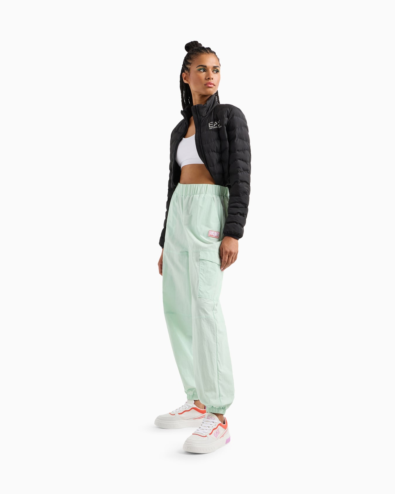 Core Lady lightweight nylon packable padded jacket Slide 1