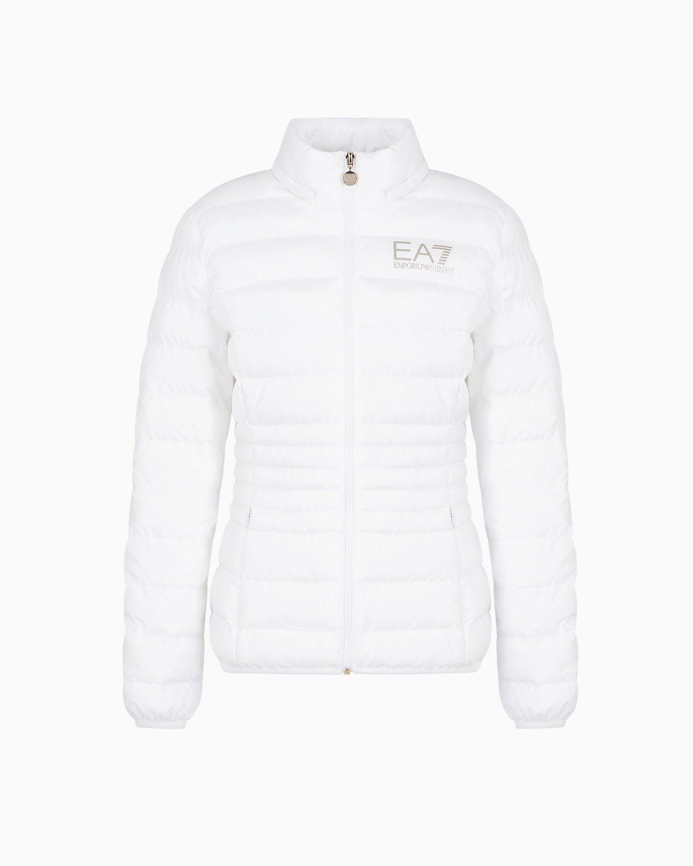 Core Lady recycled technical fabric padded hooded jacket Slide 0