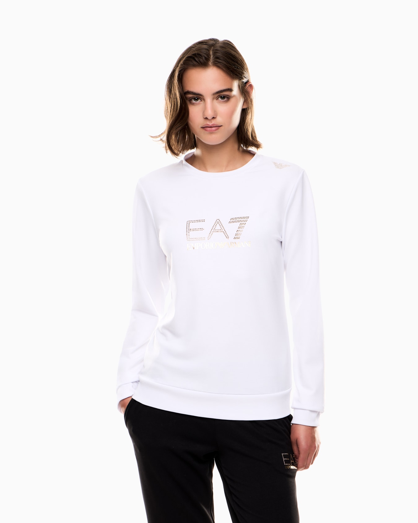 Sudadera de cuello redondo de mezcla de viscosa elástica Evolution Diapositiva 3