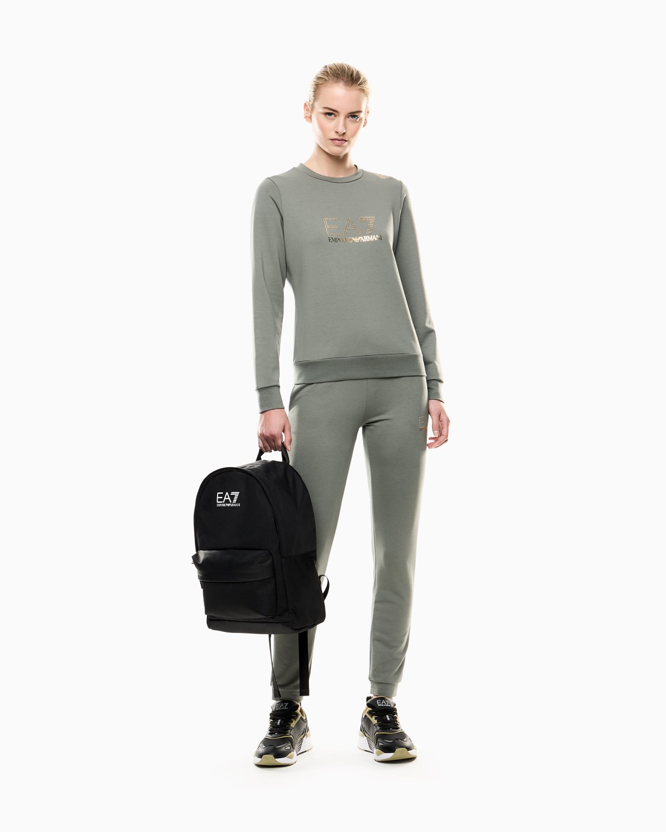 Evolution stretch viscose-blend crew-neck sweatshirt Slide 1