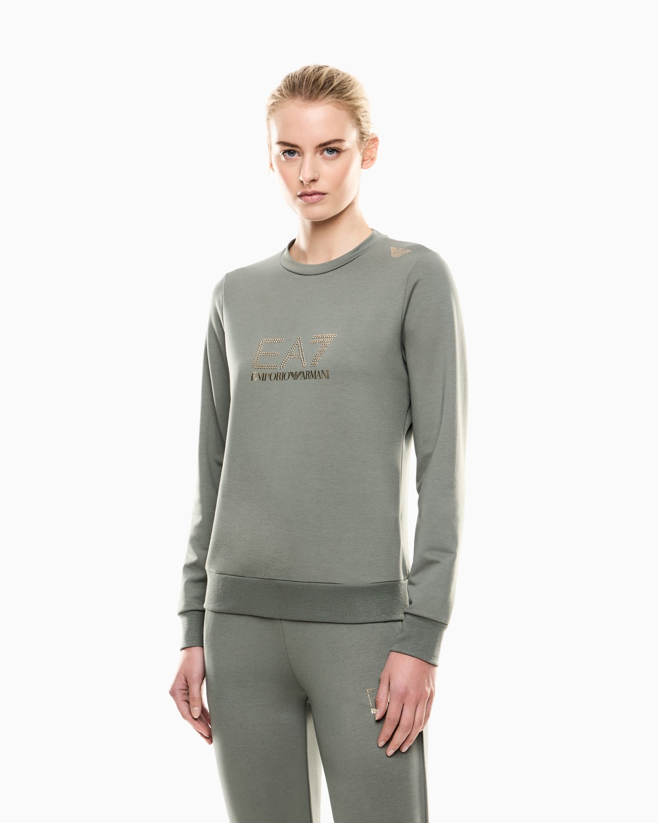 Evolution stretch viscose-blend crew-neck sweatshirt Slide 3