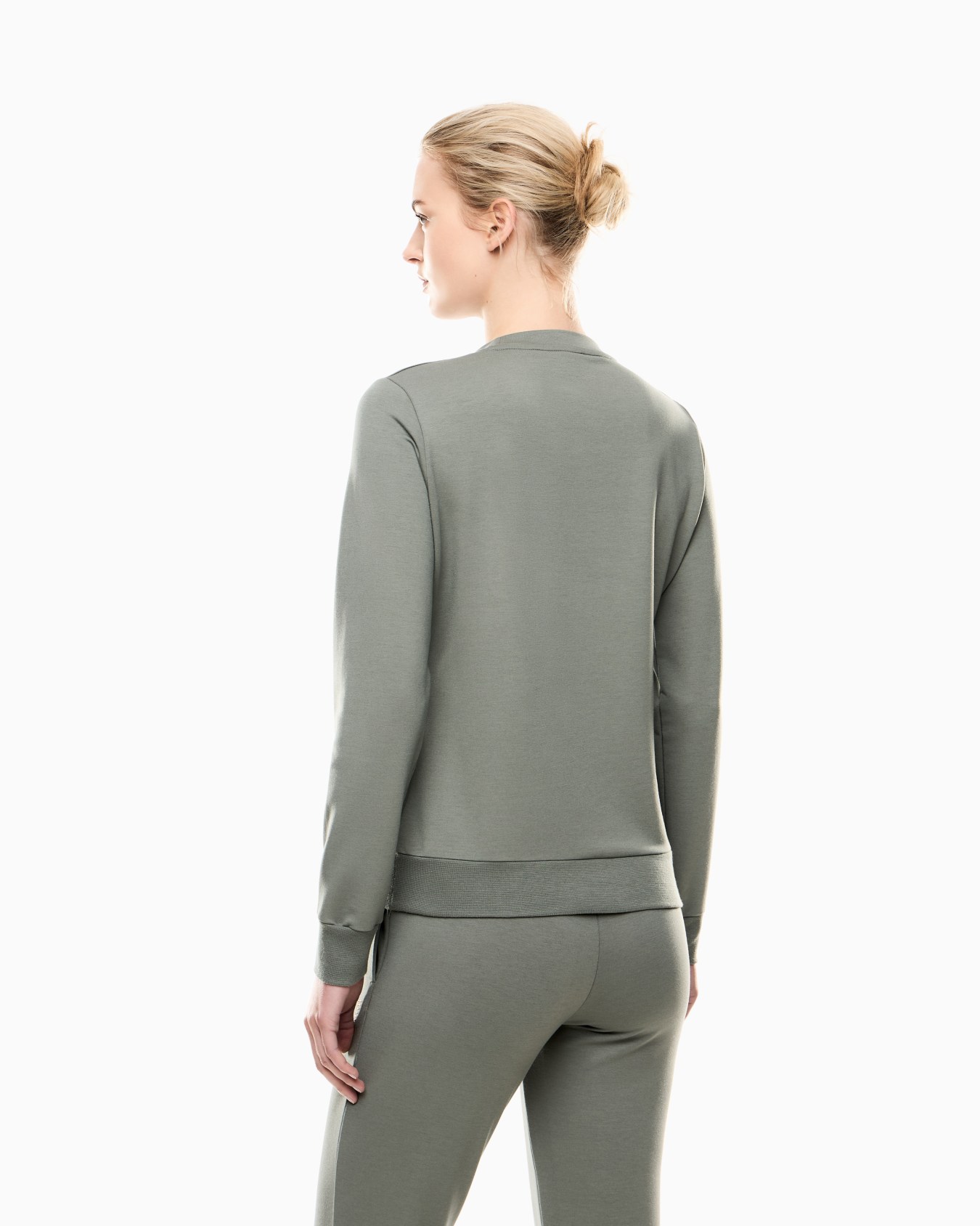 Evolution stretch viscose-blend crew-neck sweatshirt Slide 2