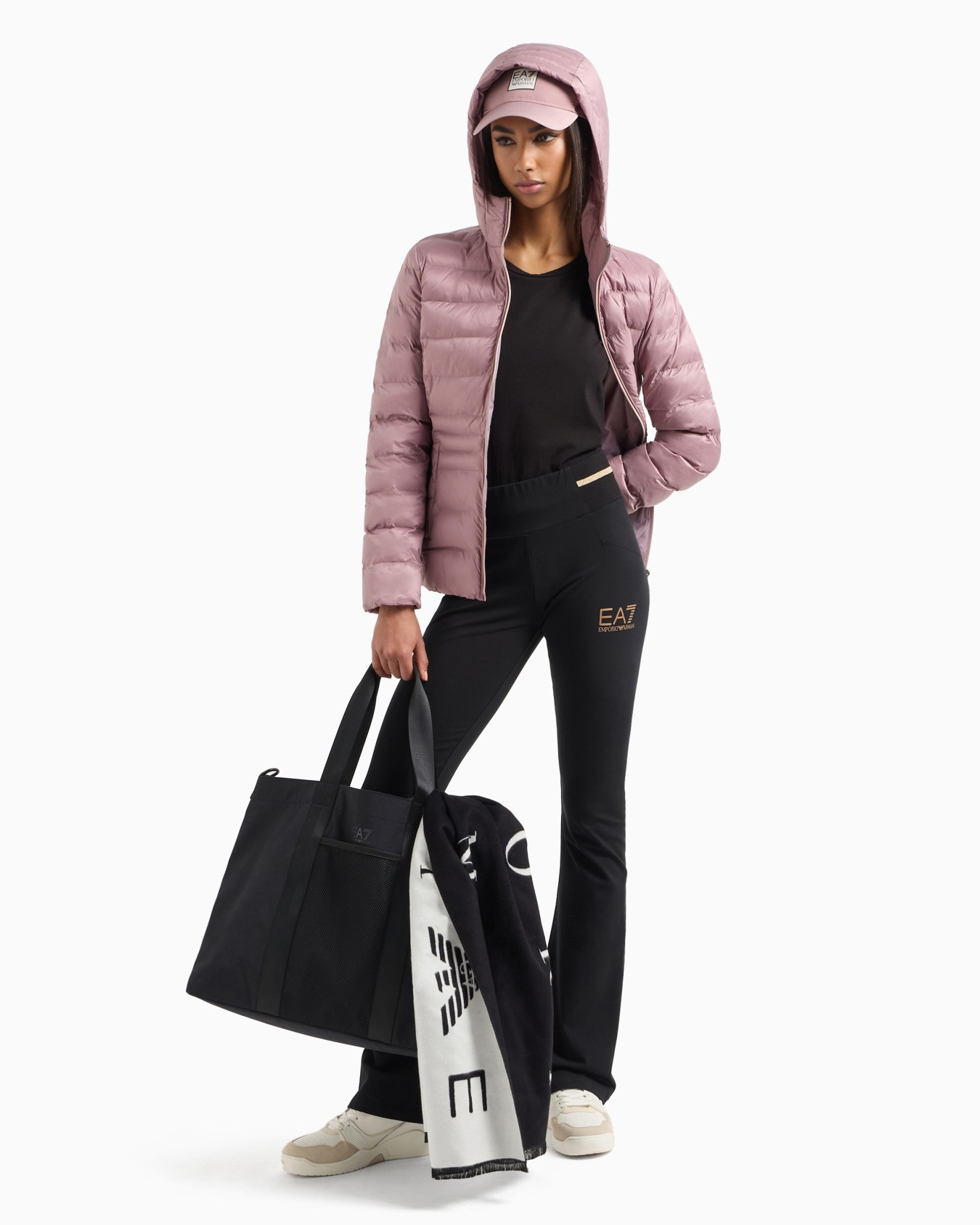 Core Lady stretch-cotton trousers Slide 3