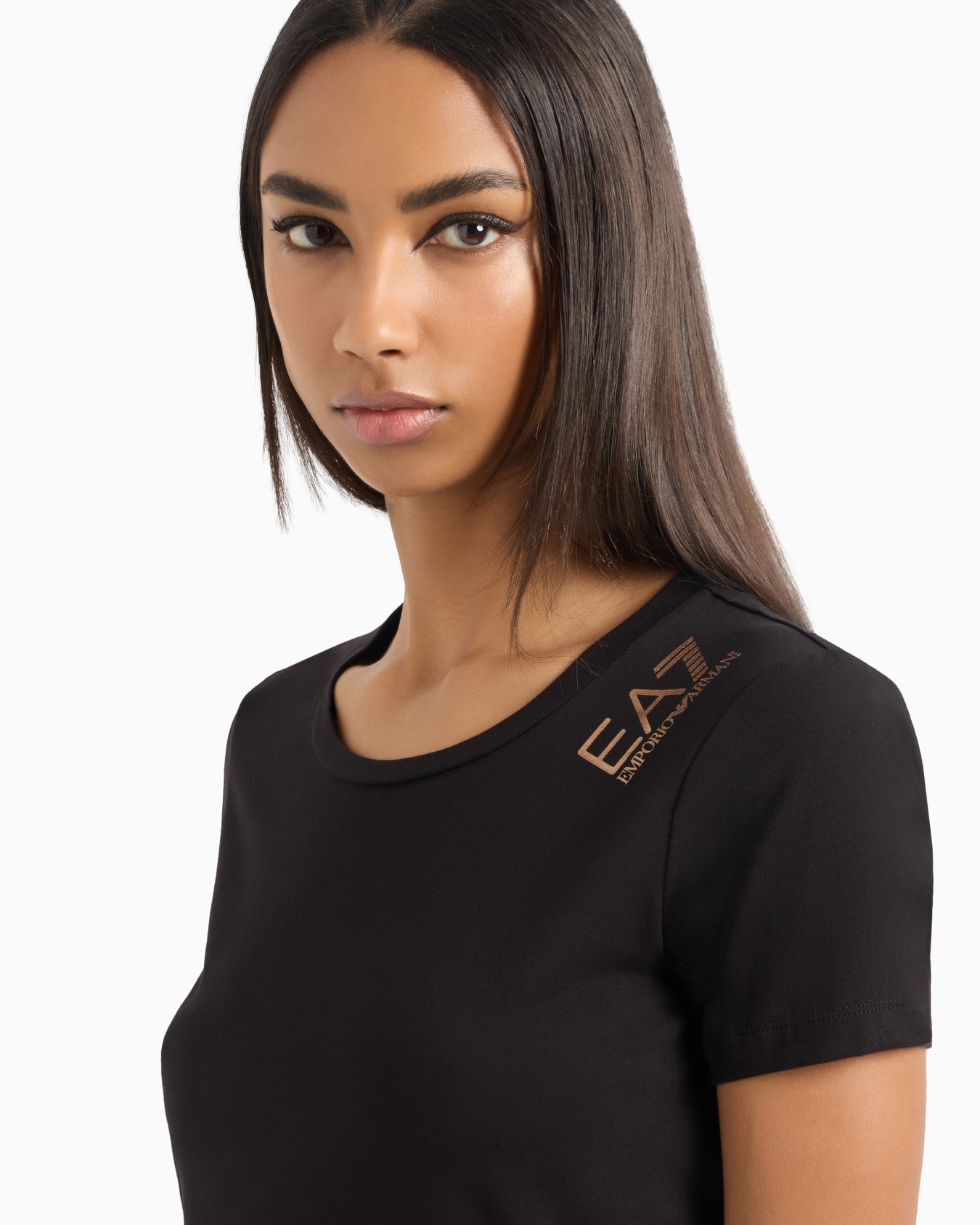 Core Lady stretch-cotton short-sleeved T-shirt Slide 4
