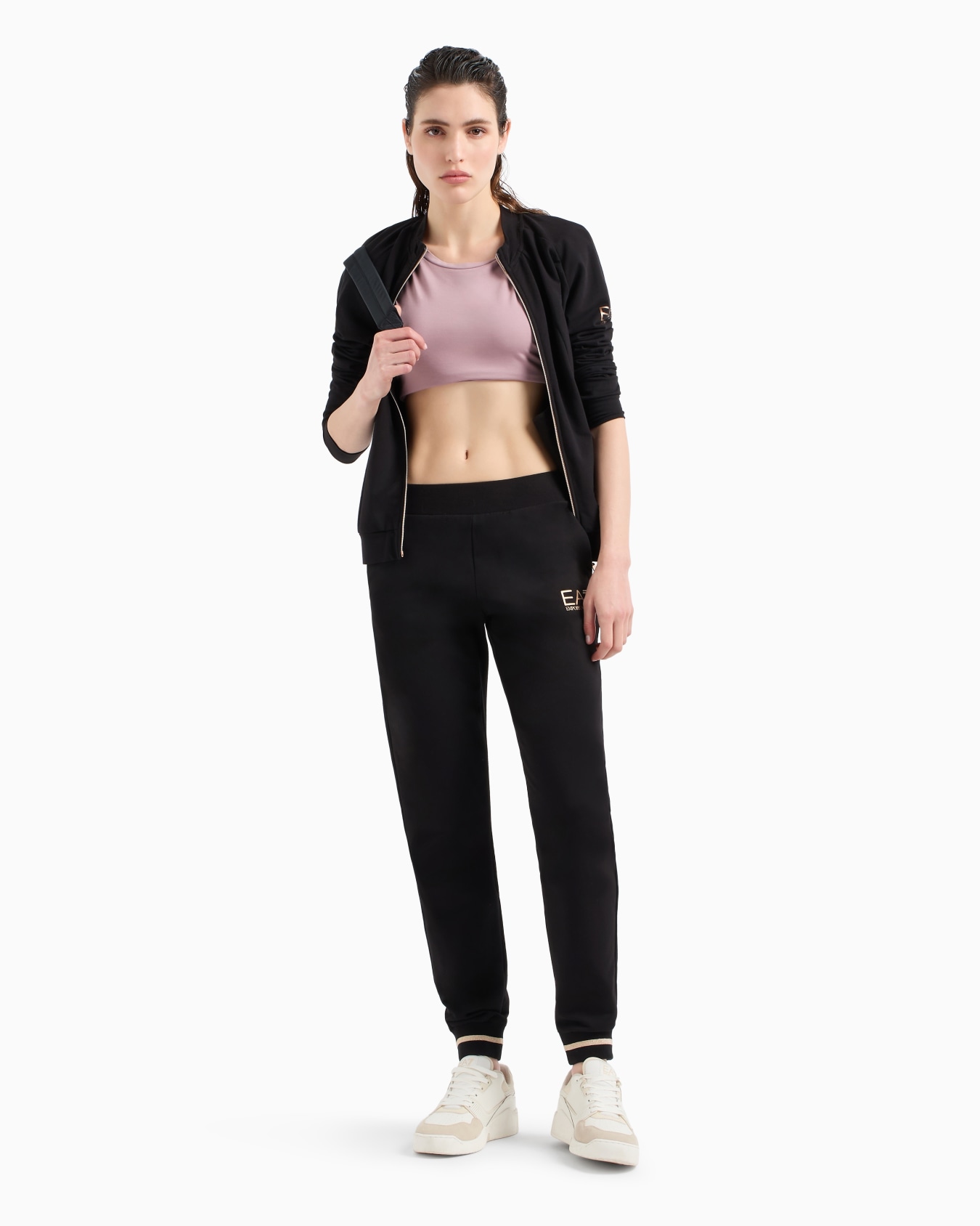 Core Lady stretch-cotton short-sleeved T-shirt Slide 3