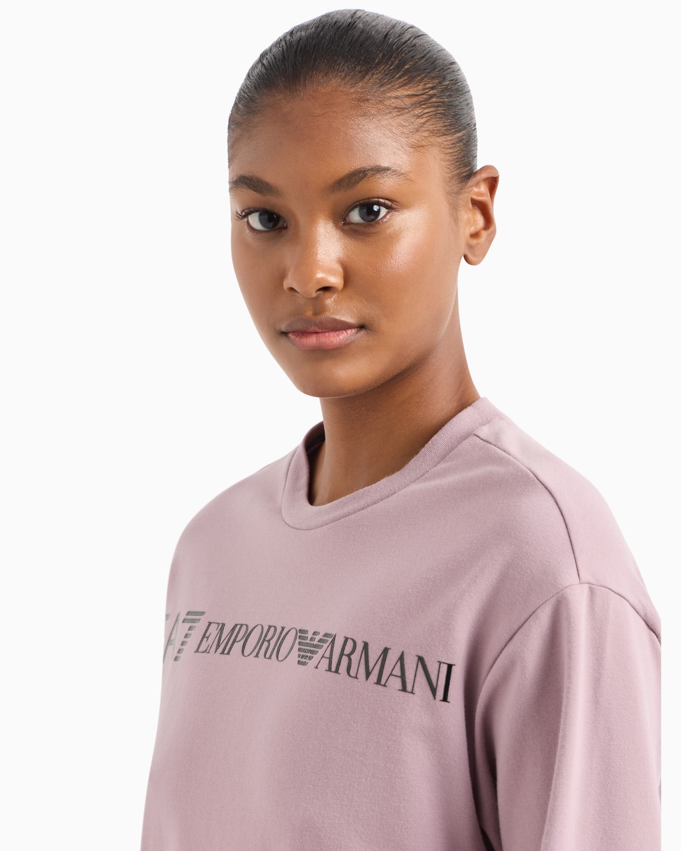 Stretch-cotton tracksuit with logo Slide 5