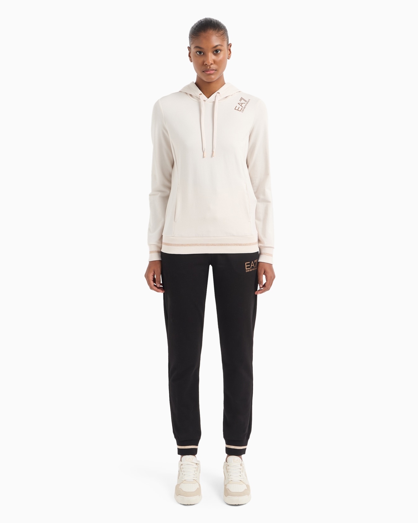 Core Lady stretch-cotton tracksuit Slide 1