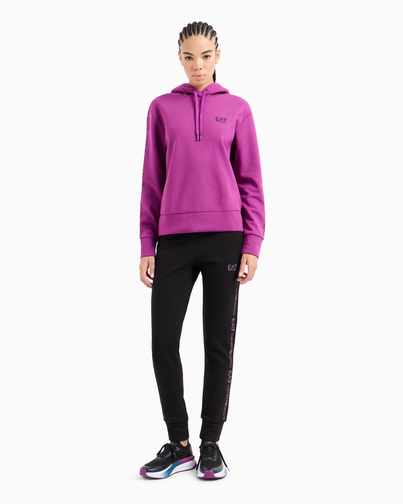 Stretch-cotton tracksuit Slide 1