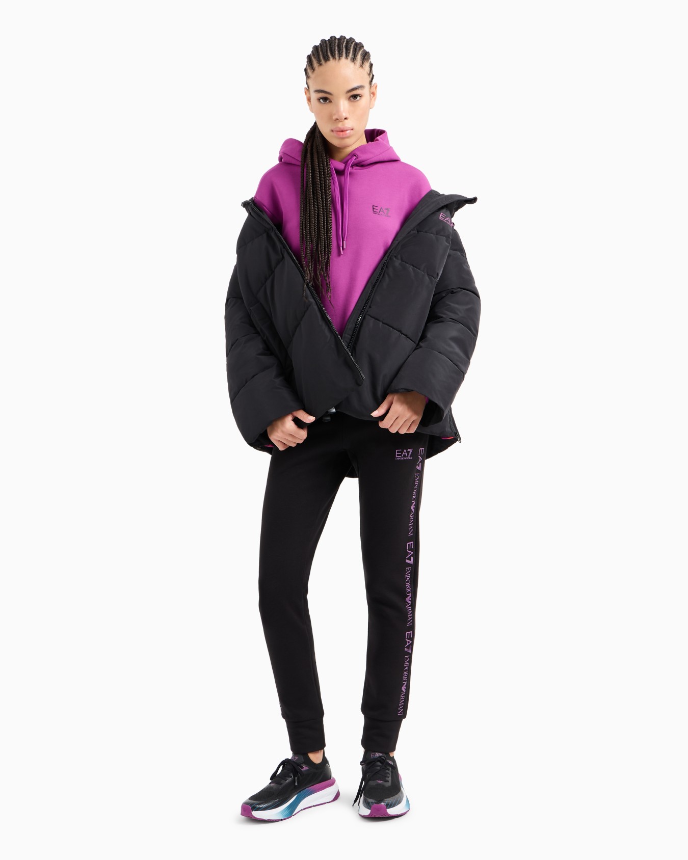 Stretch-cotton tracksuit Slide 3