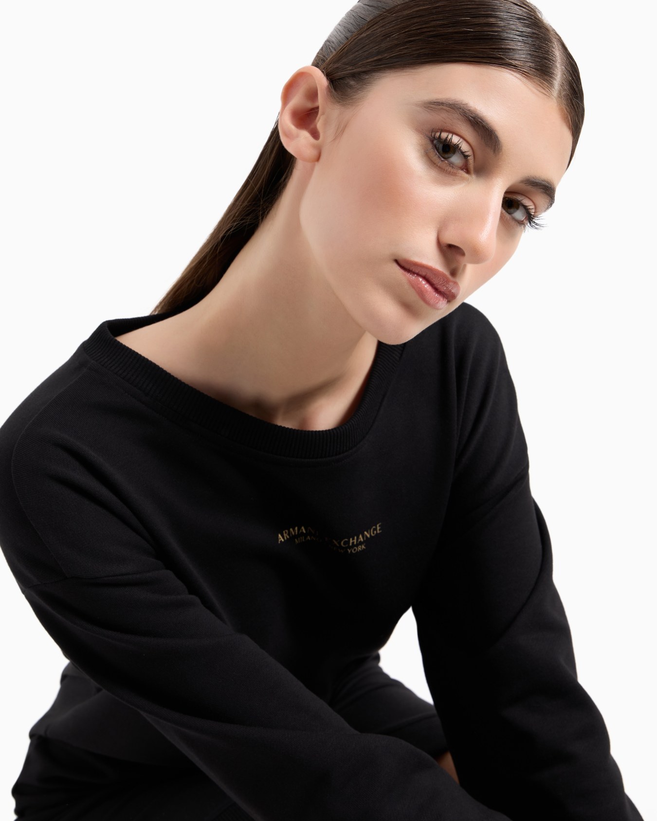 Milan/New York sweatshirt midi dress Slide 4