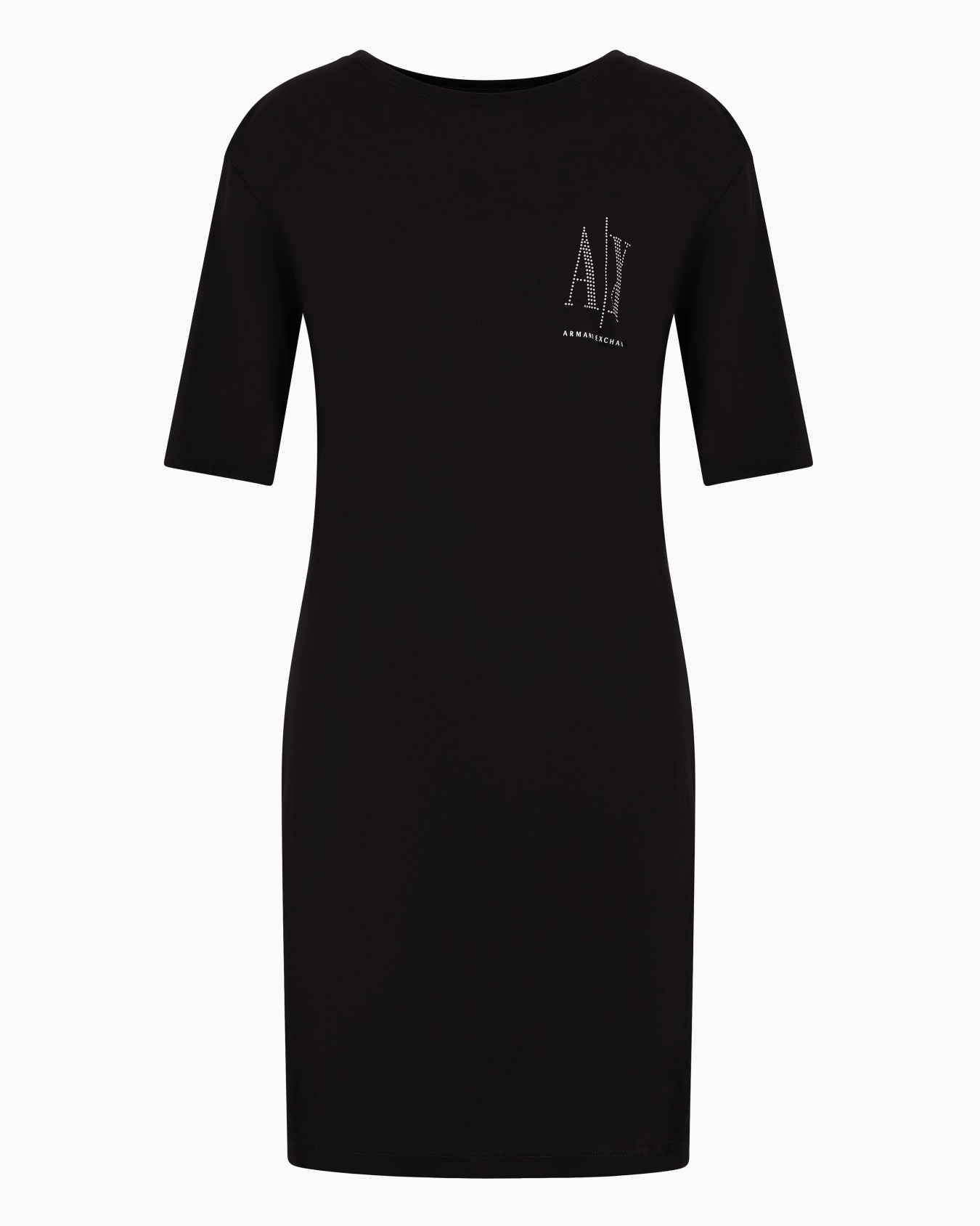 Jersey T-dress with studded logo Slide 0