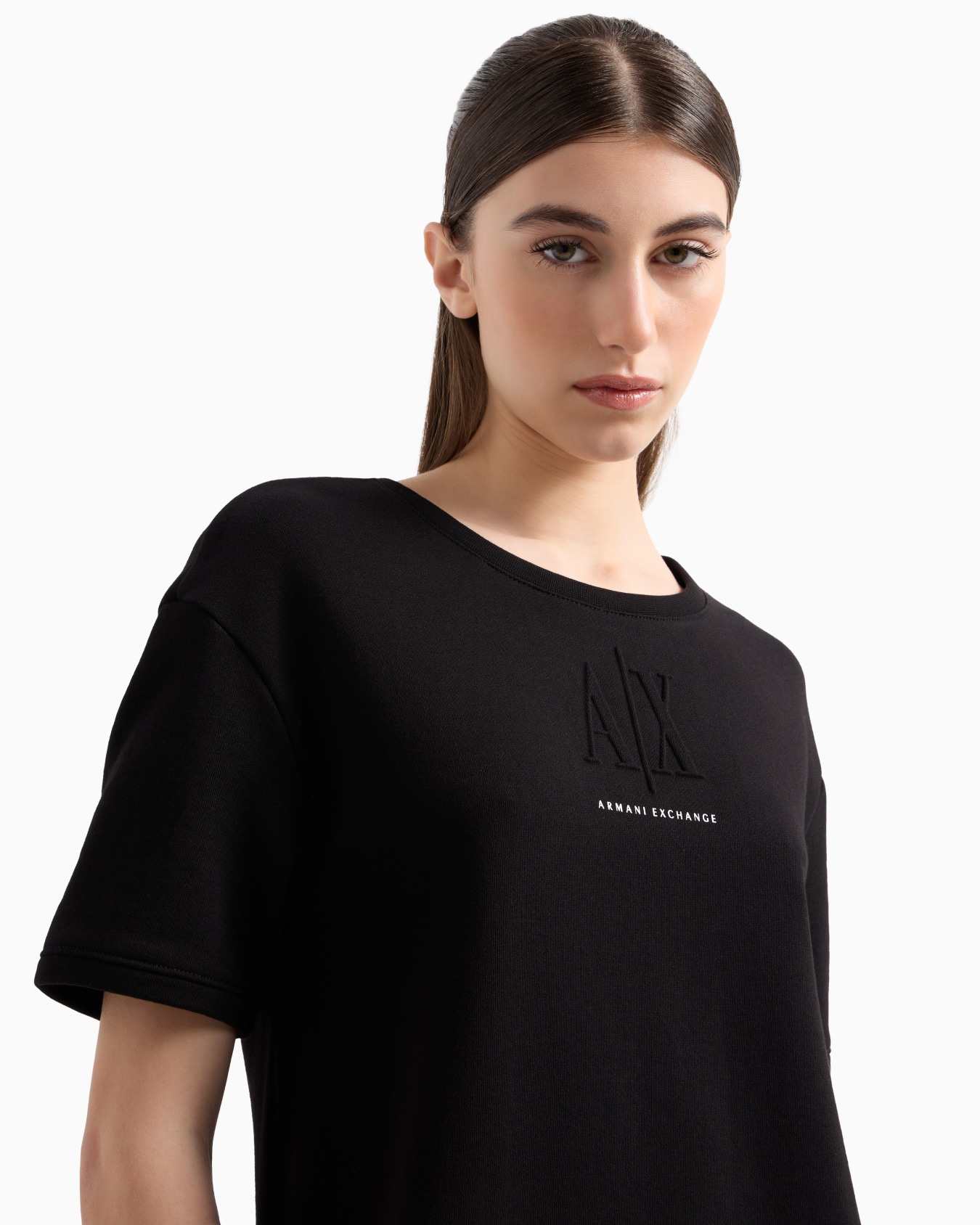Vestido de punto con logo en relieve Diapositiva 4