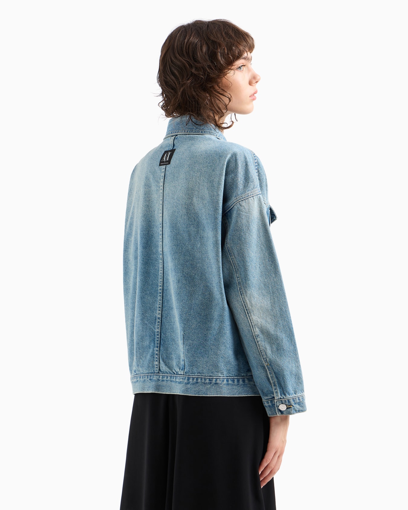 Used effect denim jacket Slide 2