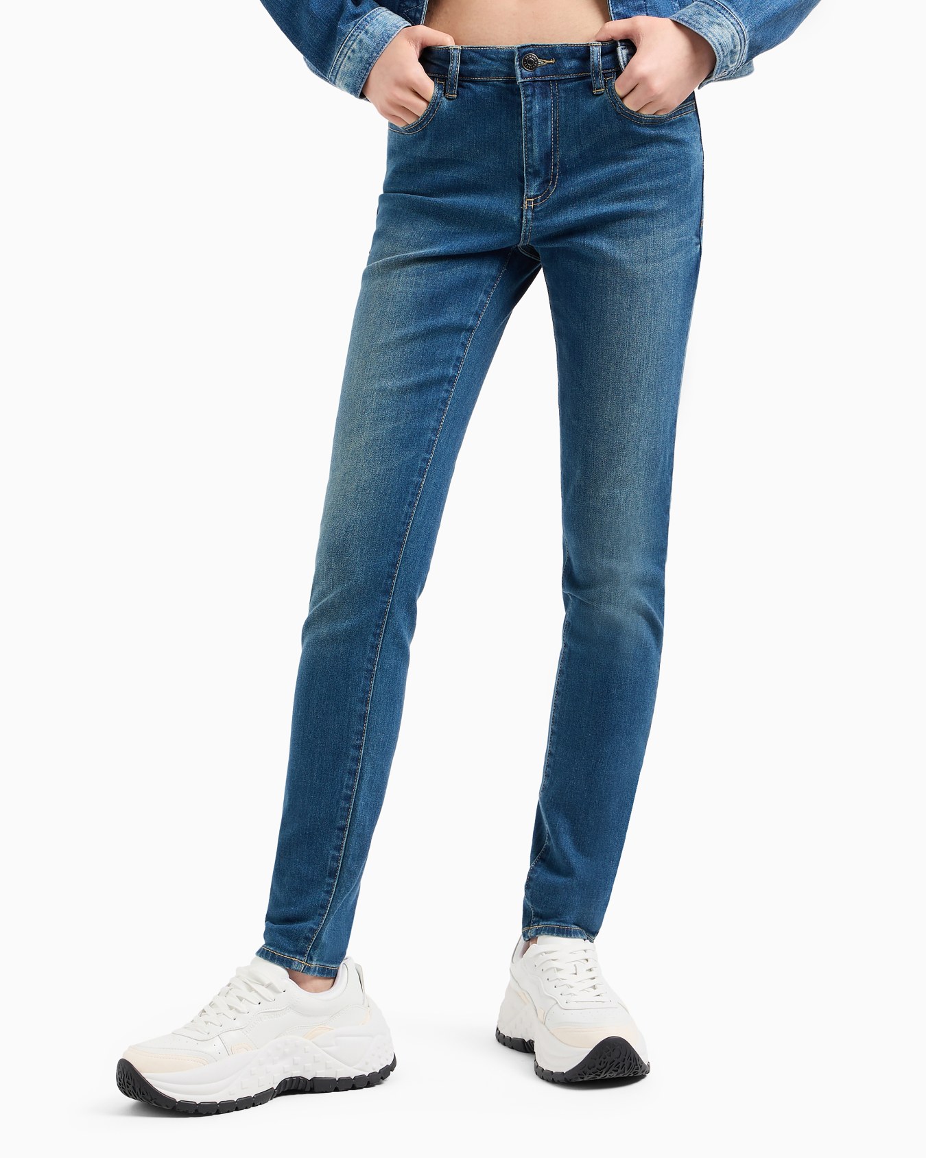 J01 super skinny fit jeans in stretch denim Slide 1