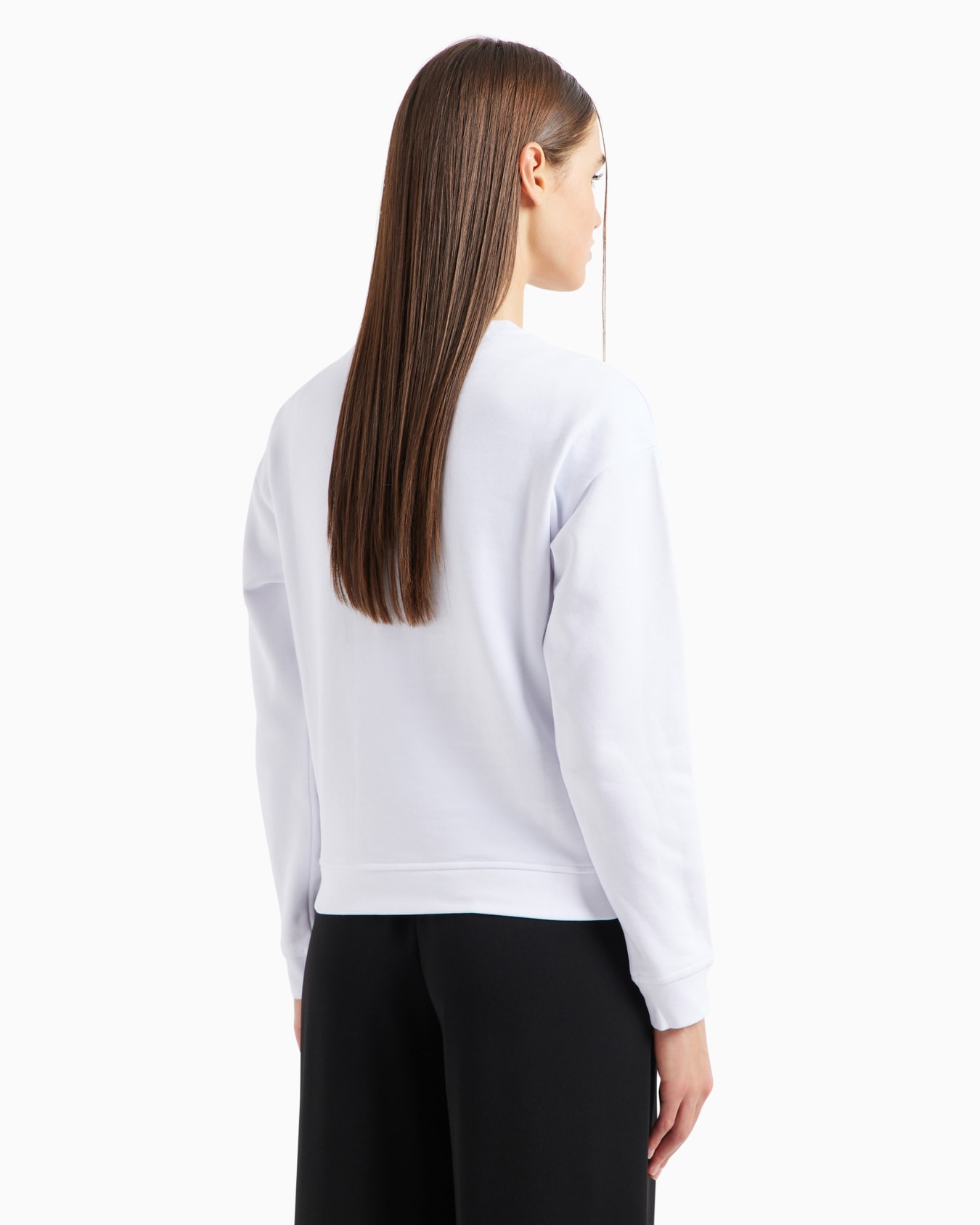 Sudadera de tejido de felpa francesa Icon Project con logo de strass Diapositiva 2