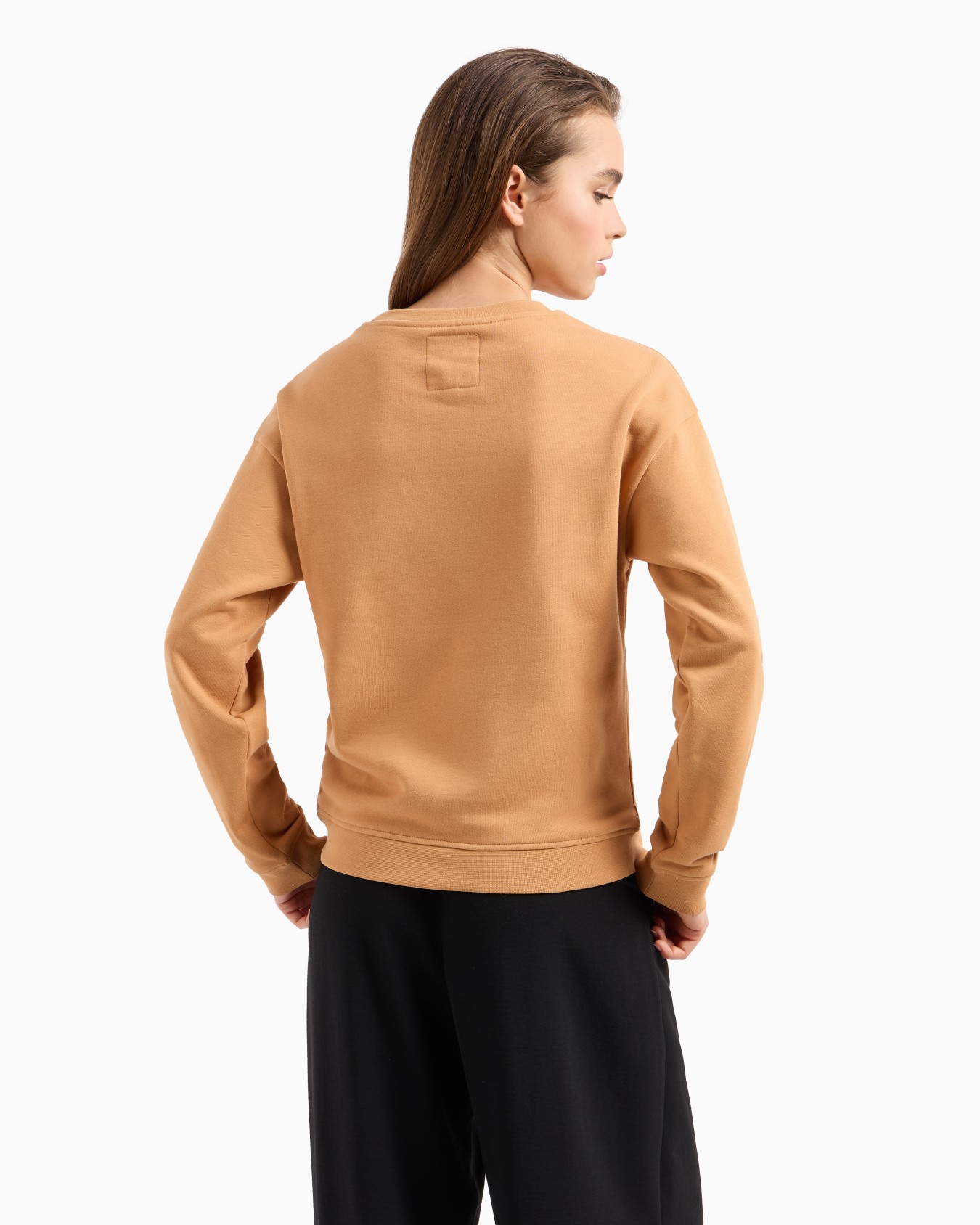 Stretch fabric zip-up hoodie Slide 2