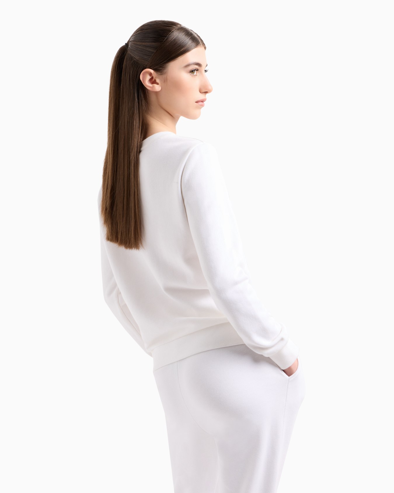 Crewneck sweatshirt in french terry Milano/New York Slide 2