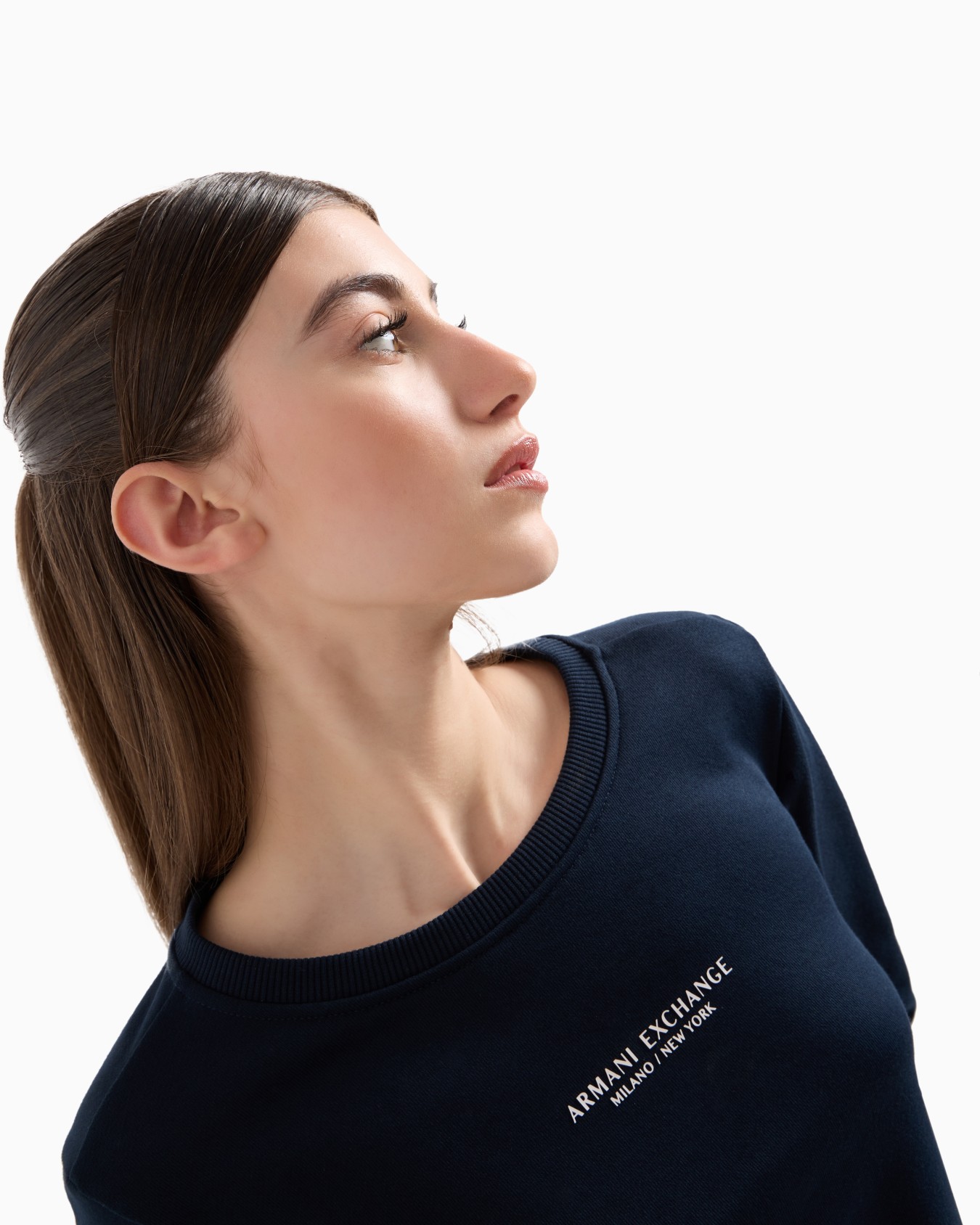 Crewneck sweatshirt in french terry Milano/New York Slide 4