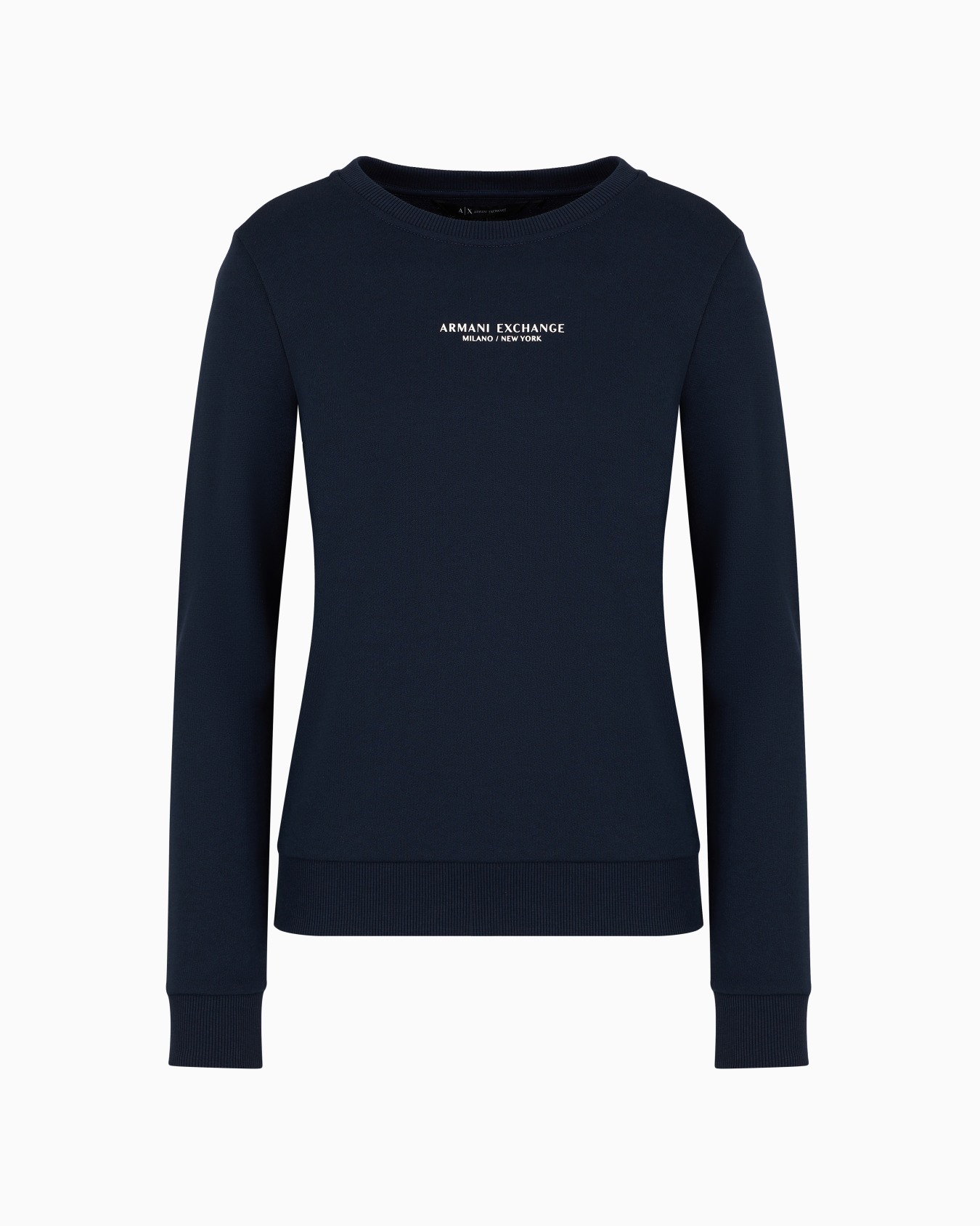 Crewneck sweatshirt in french terry Milano/New York Slide 0