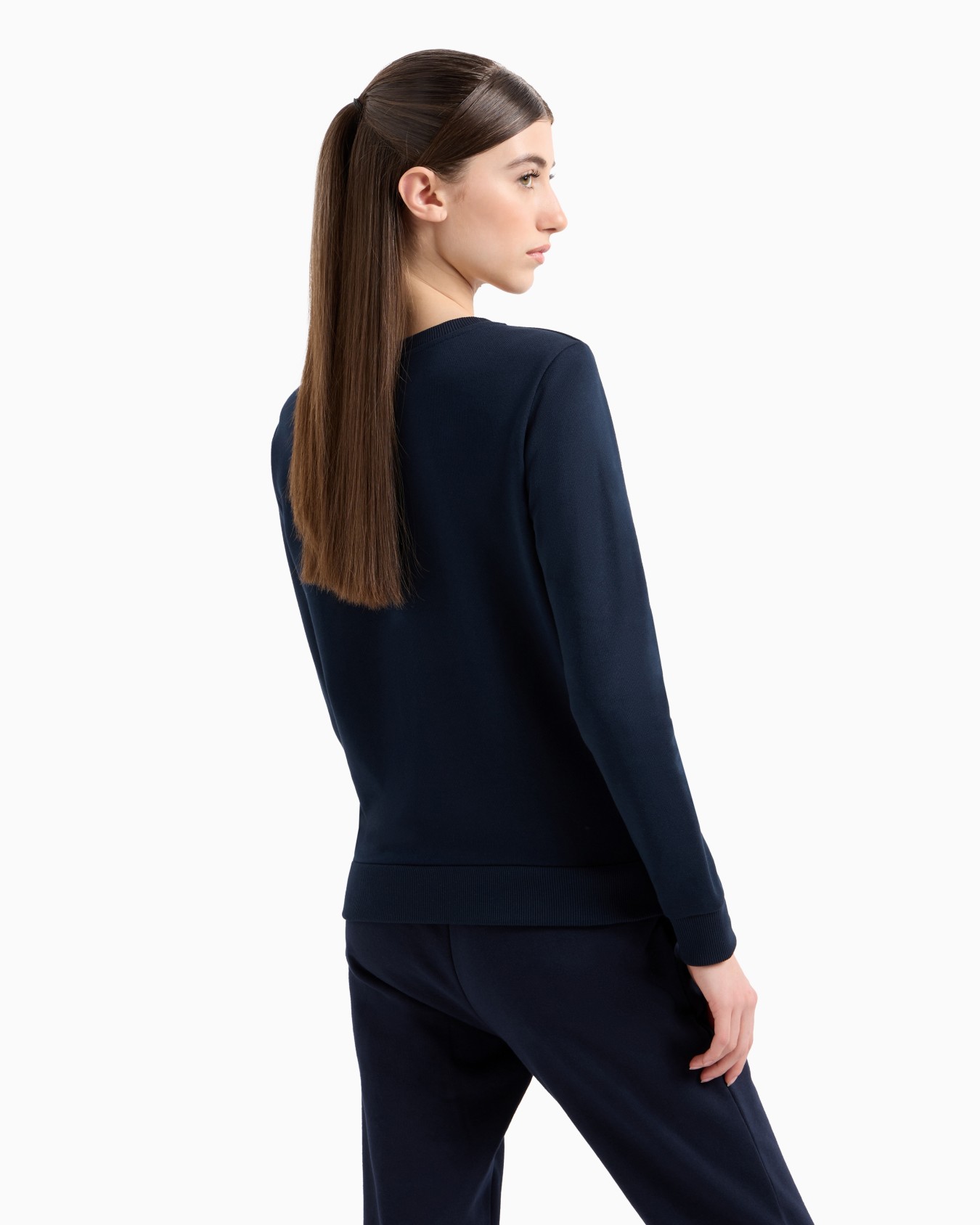 Crewneck sweatshirt in french terry Milano/New York Slide 2