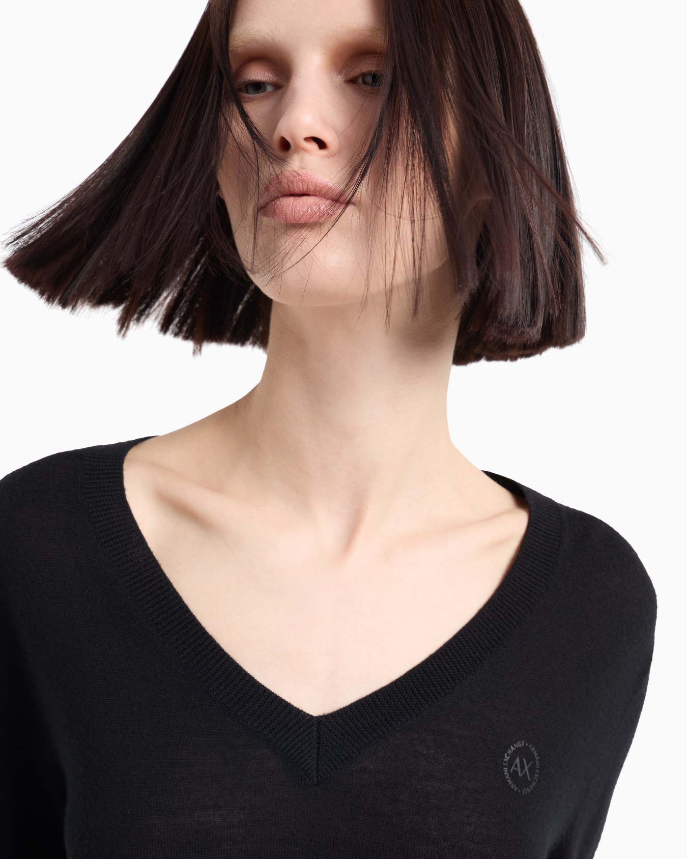 Soft V-Neck Sweater Slide 4