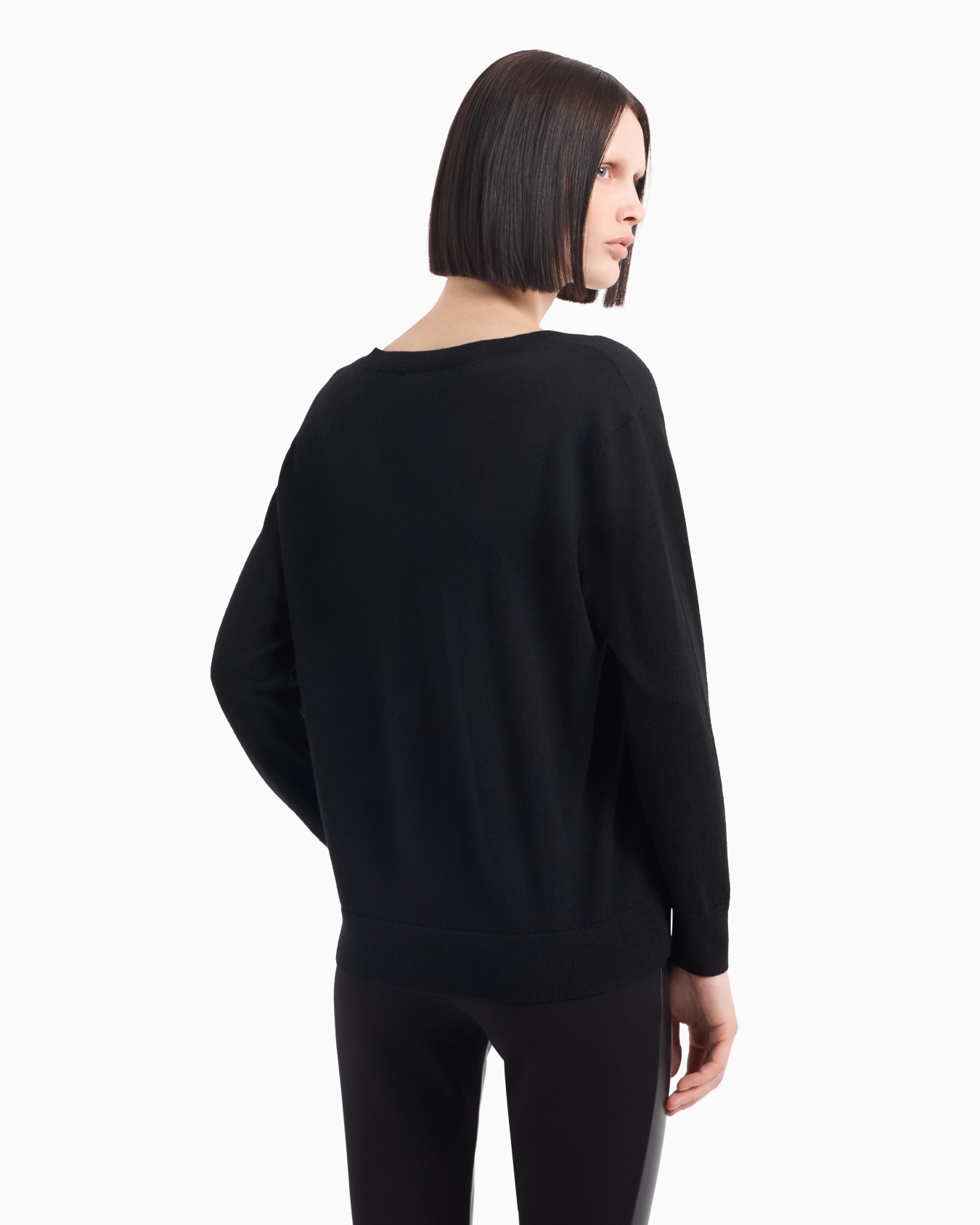 Soft V-Neck Sweater Slide 2