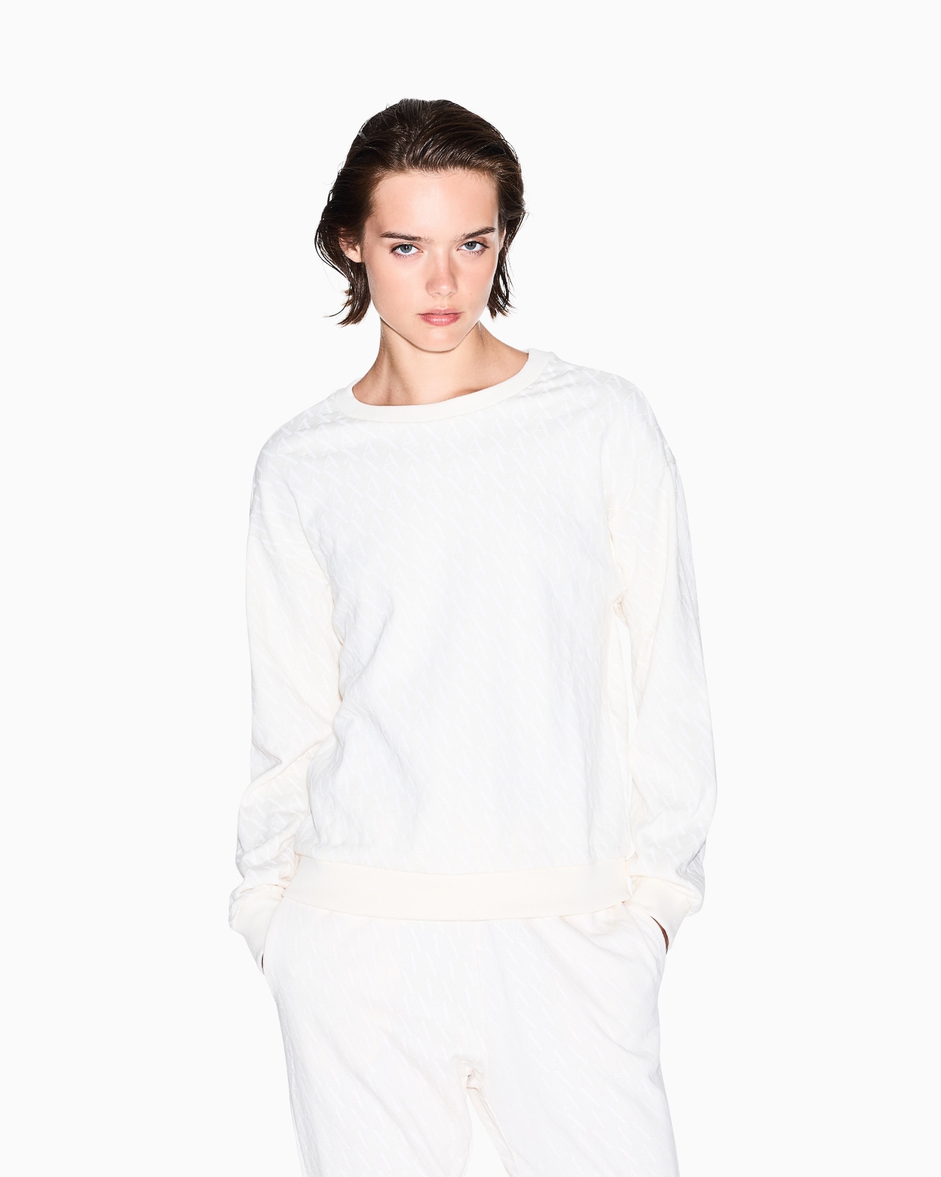 ASV French Terry Sweatshirt with embossed logo Slide 3