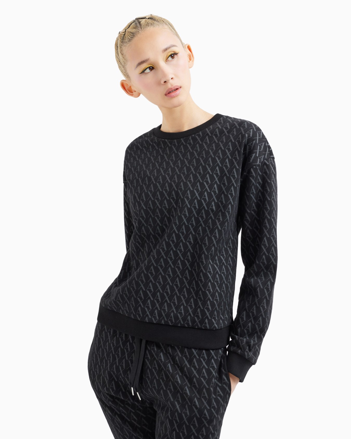 ASV French Terry Sweatshirt with embossed logo Slide 3