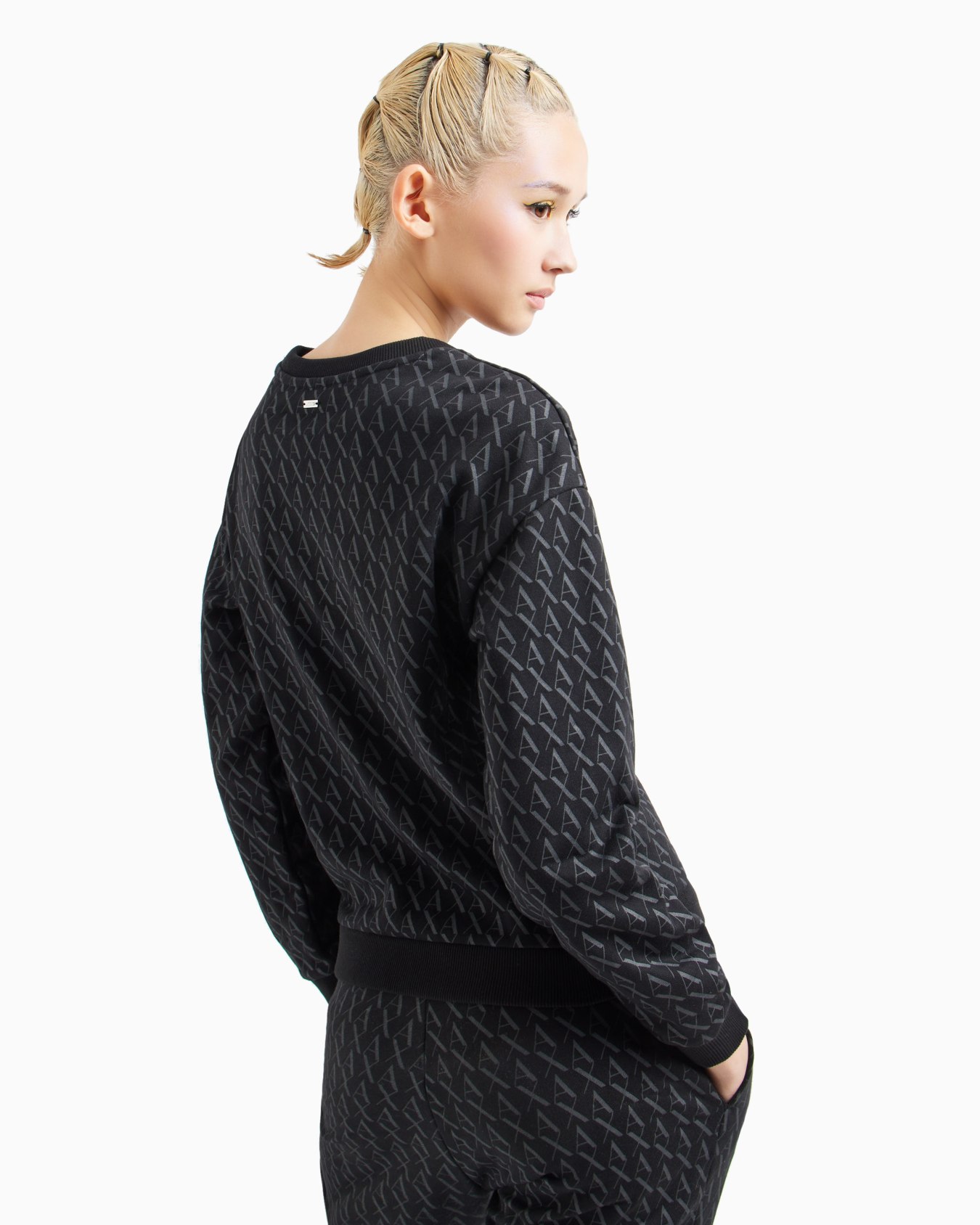 ASV French Terry Sweatshirt with embossed logo Slide 2