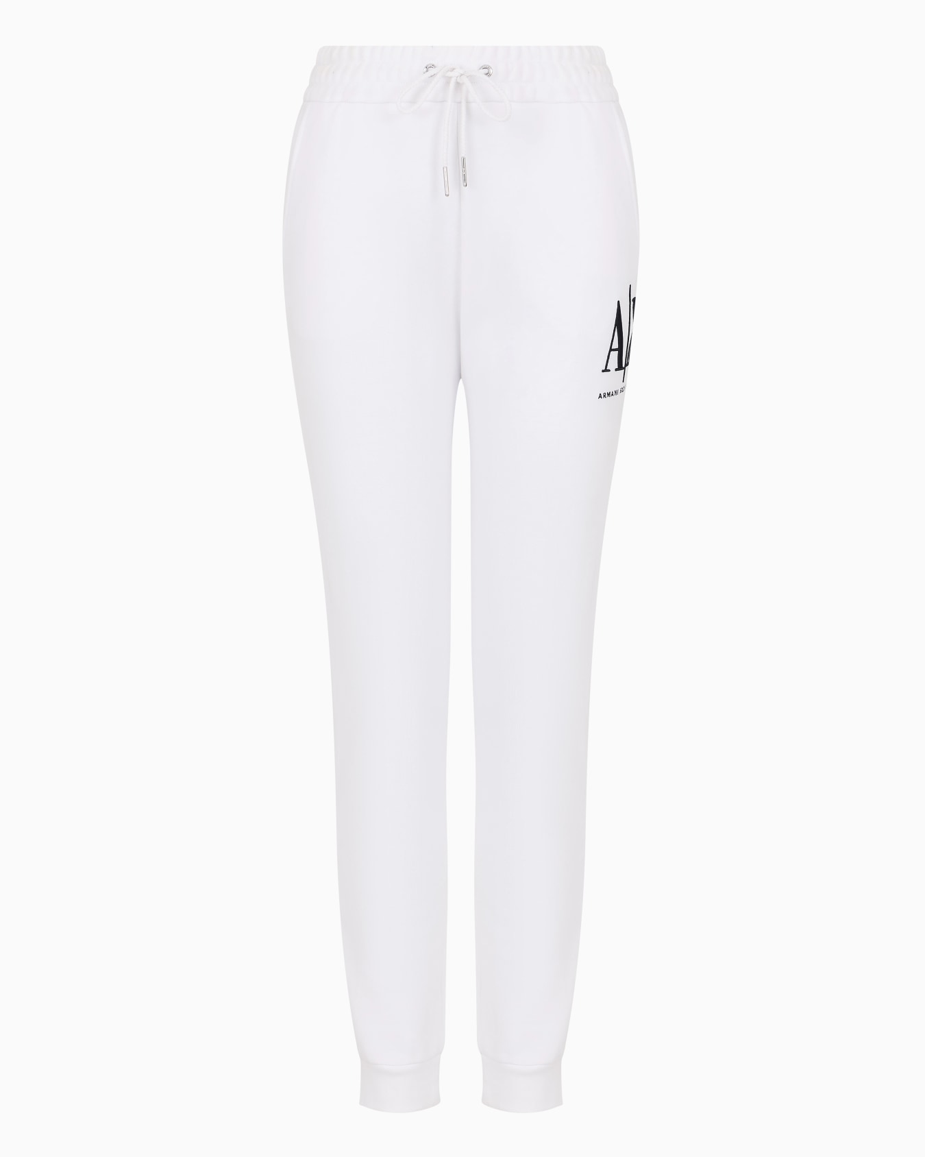 Soft yarn jogger pants with logo Slide 0