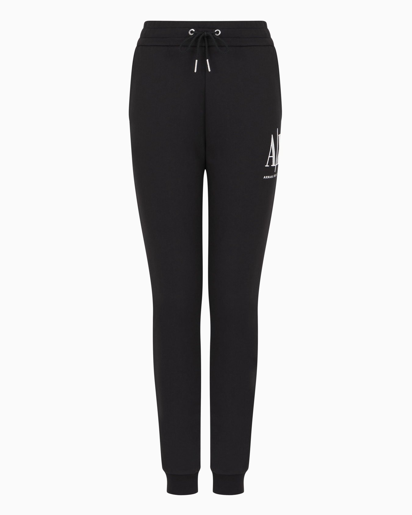 Soft yarn jogger pants with logo Slide 0