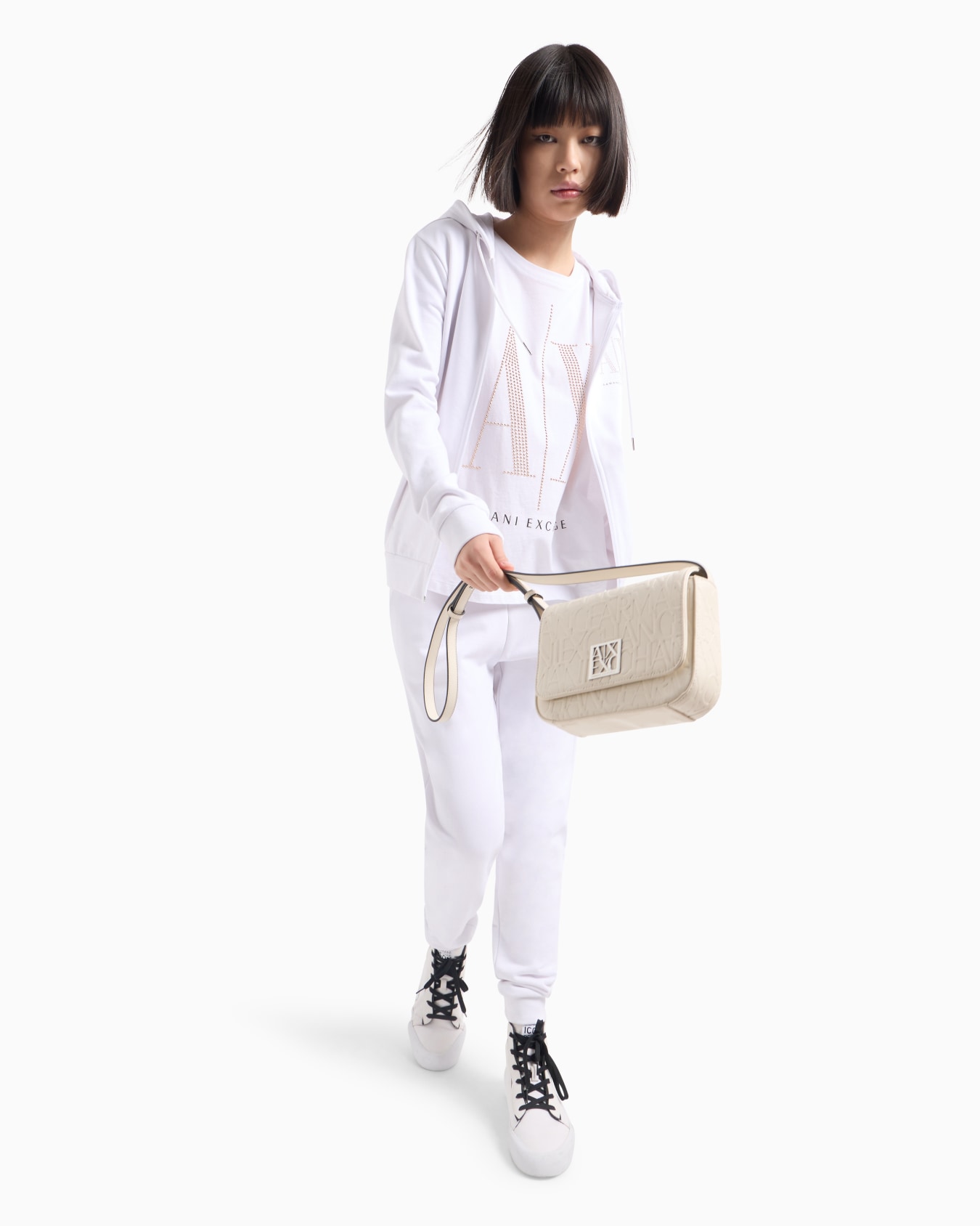 Pantalón jogger de felpa francesa con tachuelas de Icon Project Diapositiva 3